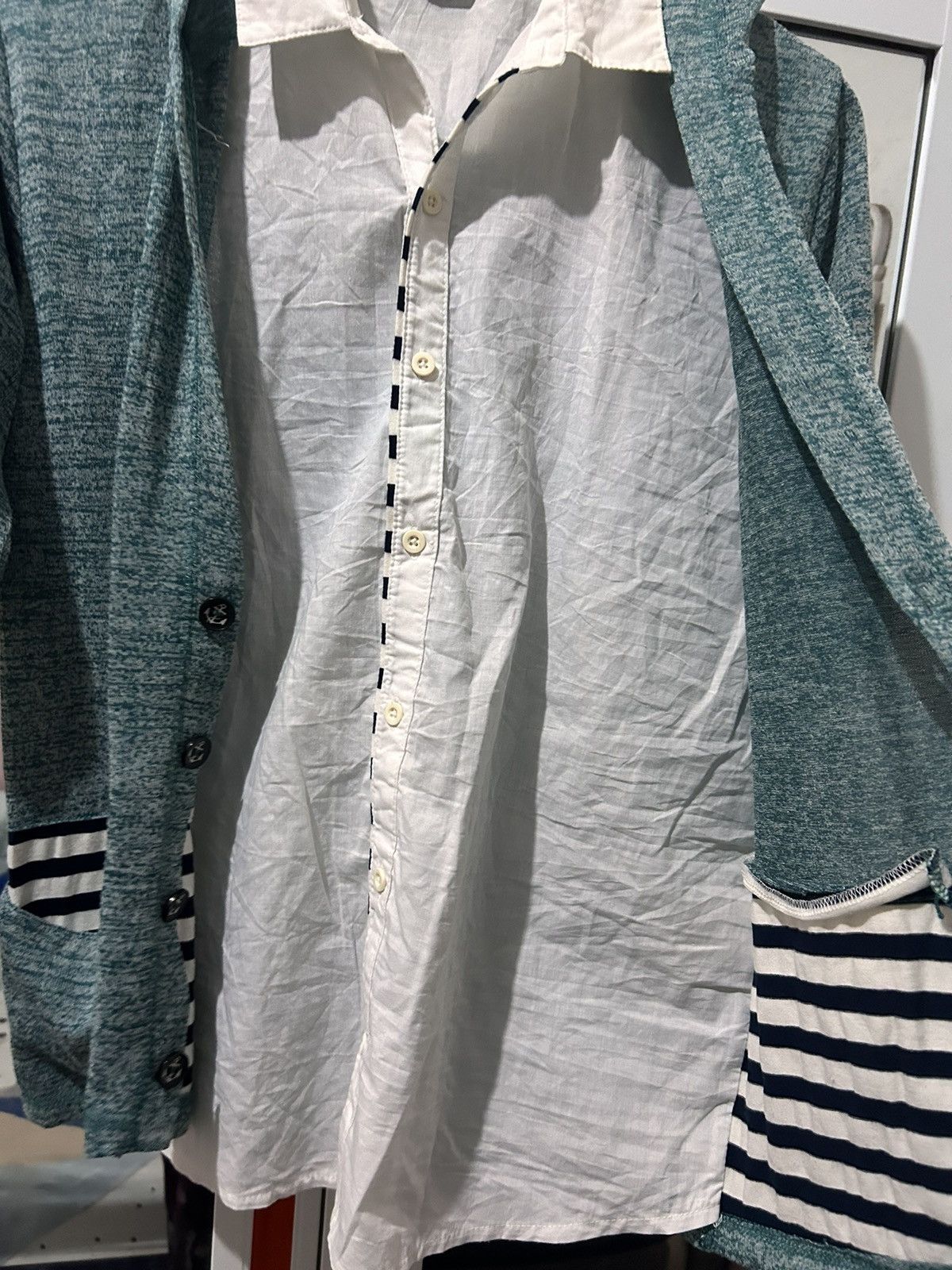 Japanese Brand Double layers japanese slippin and slidin shirt Size US M / EU 48-50 / 2 - 5 Thumbnail