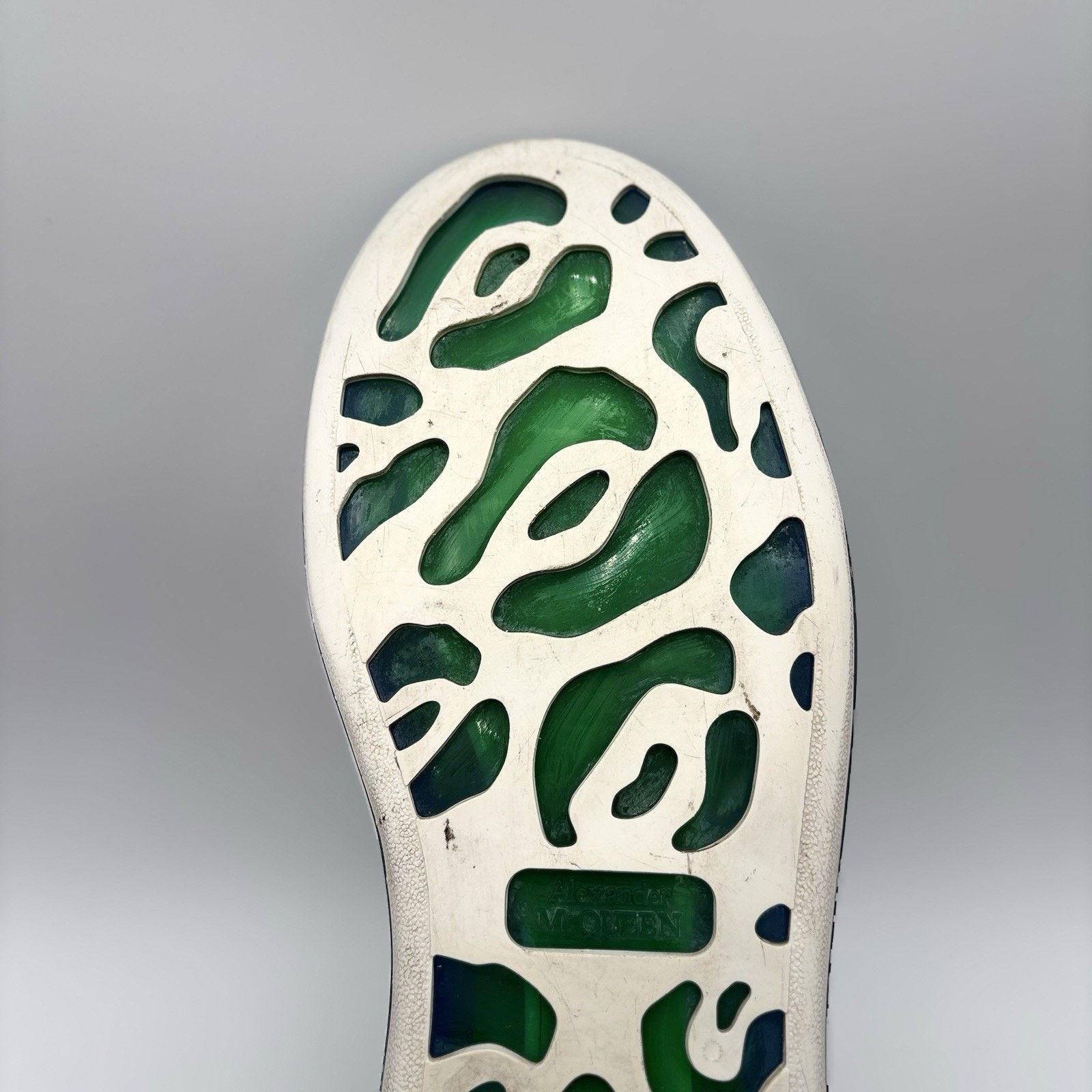 Alexander McQueen Alexander McQueen ' Transparent Sole White, Lime ' Size US 12 / EU 45 - 19 Thumbnail