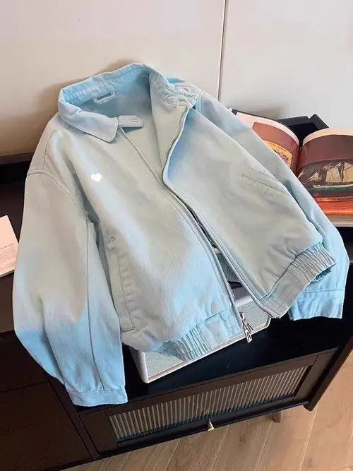 VIBE Street Vintage Heart Lapel Casual Work Jacket Size US M / EU 48-50 / 2 - 3 Thumbnail