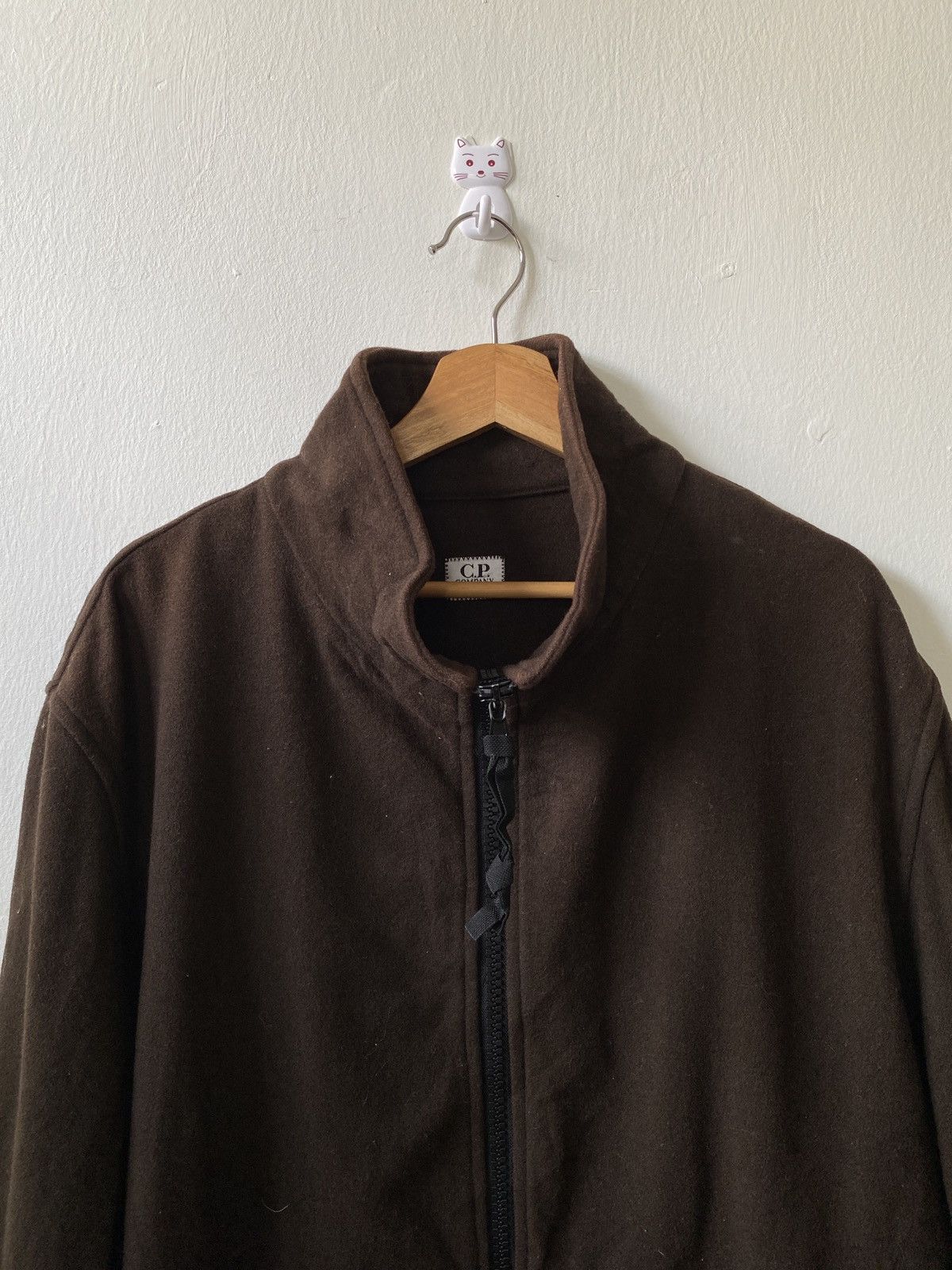 C.P. Company × Vintage Vintage C.P Company Wool Zipper Jacket Size US L / EU 52-54 / 3 - 3 Thumbnail