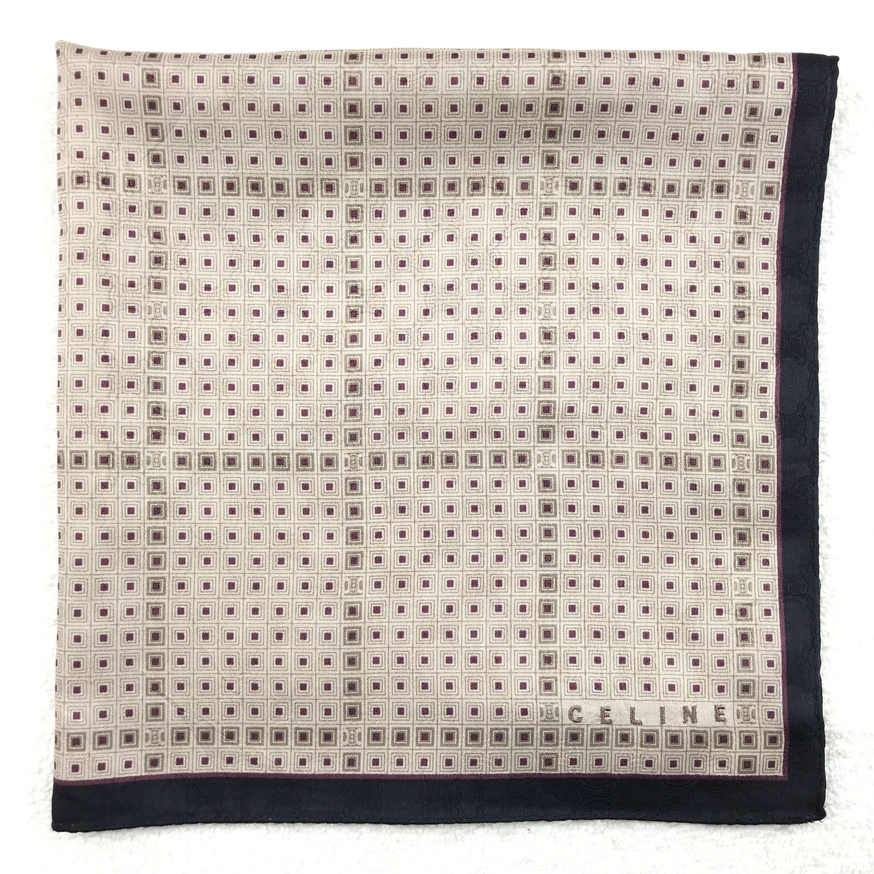 Celine × Vintage Vintage Celine Bandana Neckerchief Handkerchief Size ONE SIZE - 2 Thumbnail