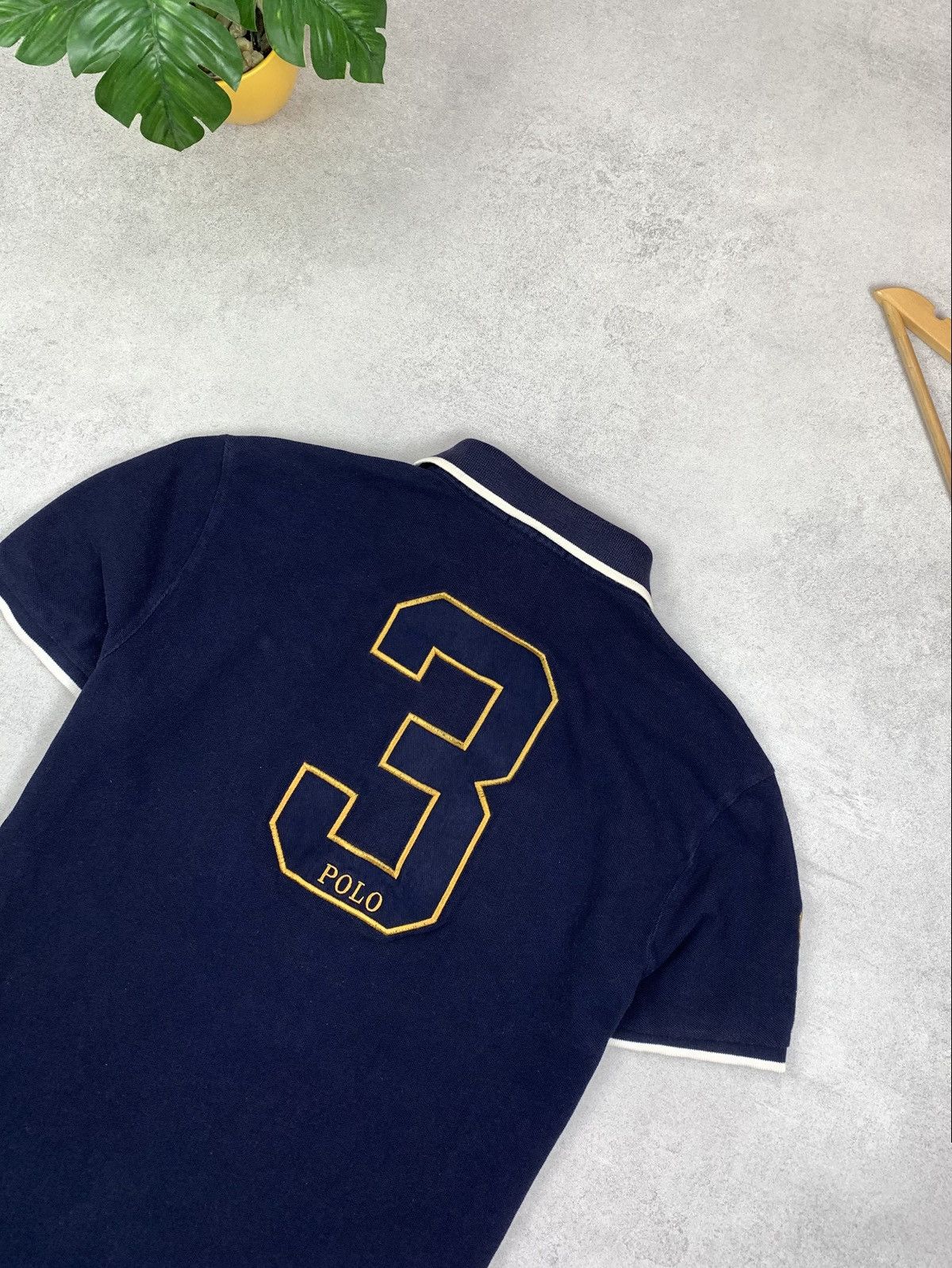 Polo Ralph Lauren Ralph Lauren Polo Big Logo Gold Pony Rare Polo Shirt Size M Size US M / EU 48-50 / 2 - 7 Thumbnail