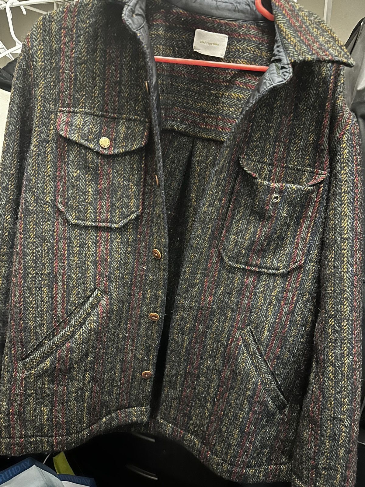 Aime Leon Dore Multicolored Wool Coat -ALD Size US S / EU 44-46 / 1 - 2 Thumbnail