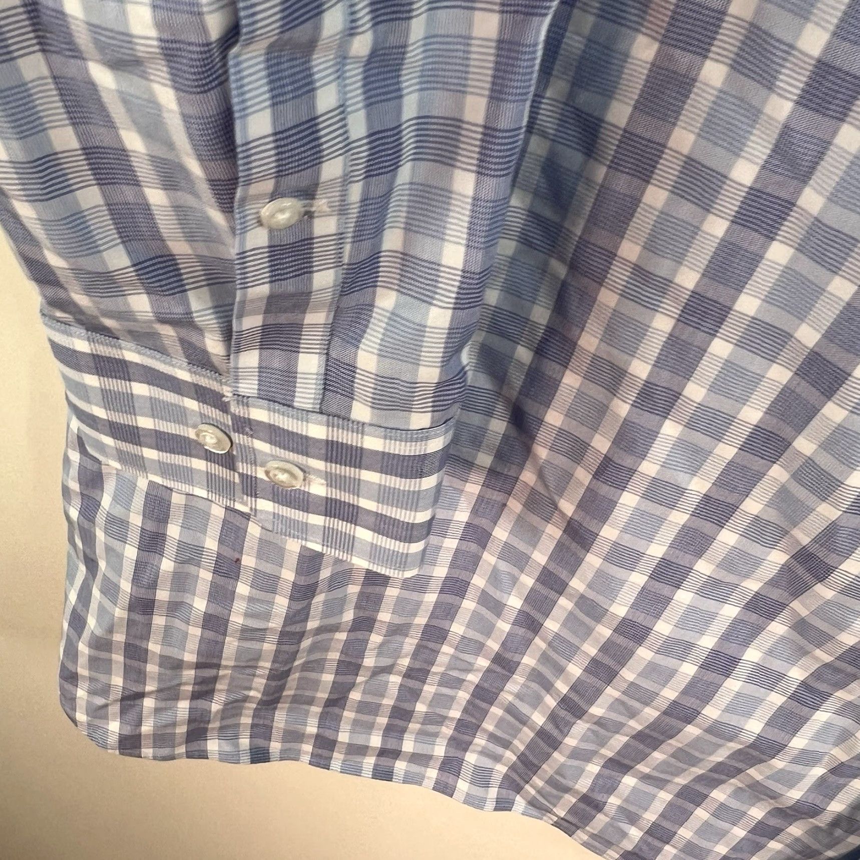Bonobos Bonobos Button-Up Shirt Mens Plaid Blue Cotton Wrinkle Free 4XL Regular Size US XXL / EU 58 / 5 - 5 Thumbnail