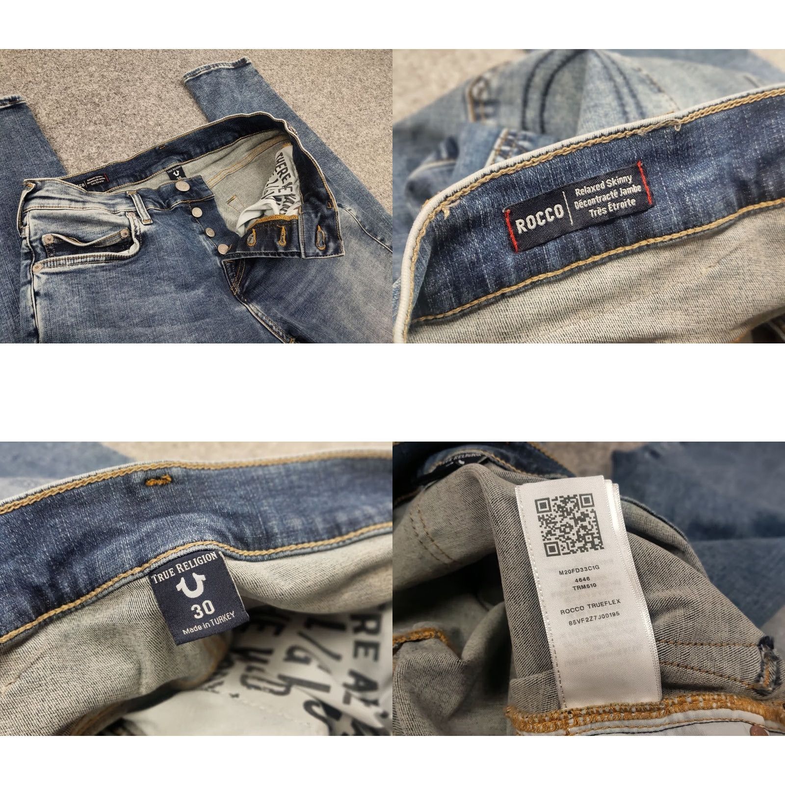 True Religion Vintage True Religion rocco jeans - Y2K Relaxed Straight Denim 5-Pocket Blue Mens Size 30 Size US 30 / EU 46 - 9 Thumbnail