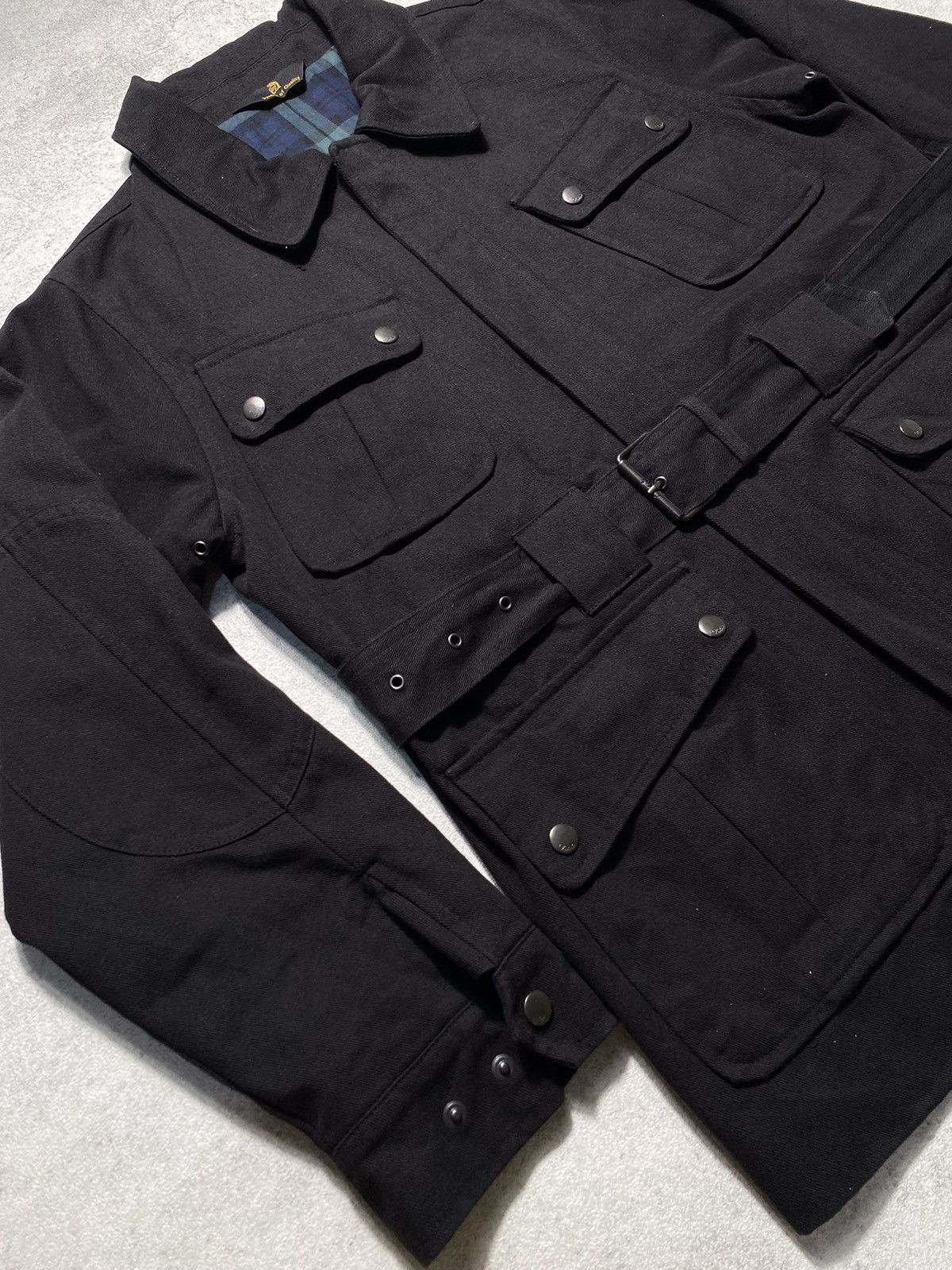Japanese Brand × Vintage Vintage Military Black Jacket Size US XL / EU 56 / 4 - 2 Thumbnail