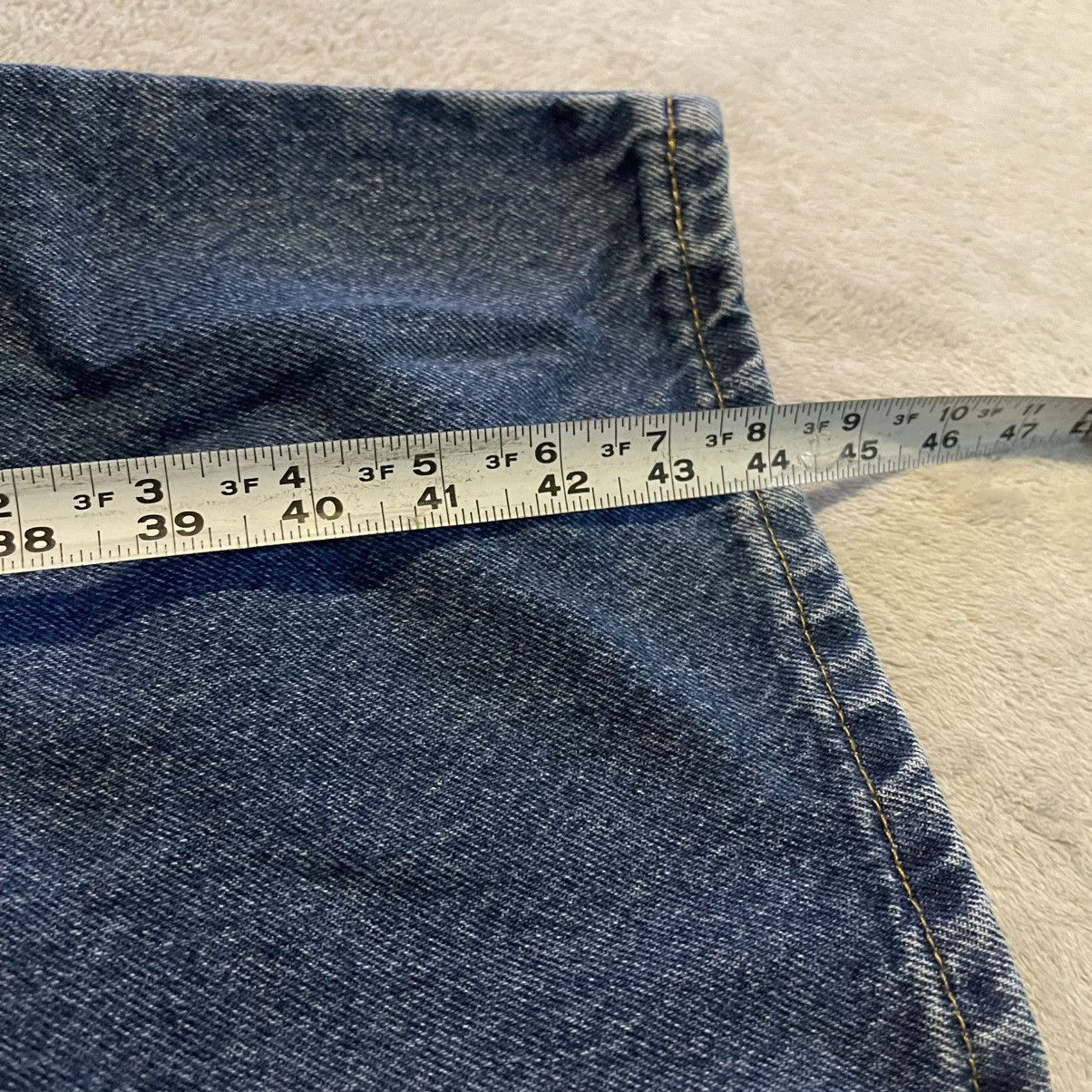 Wrangler Vintage 90s Wrangler Riggs Workwear Jeans Mens 44x32 Blue Size US 42 / EU 58 - 10 Thumbnail