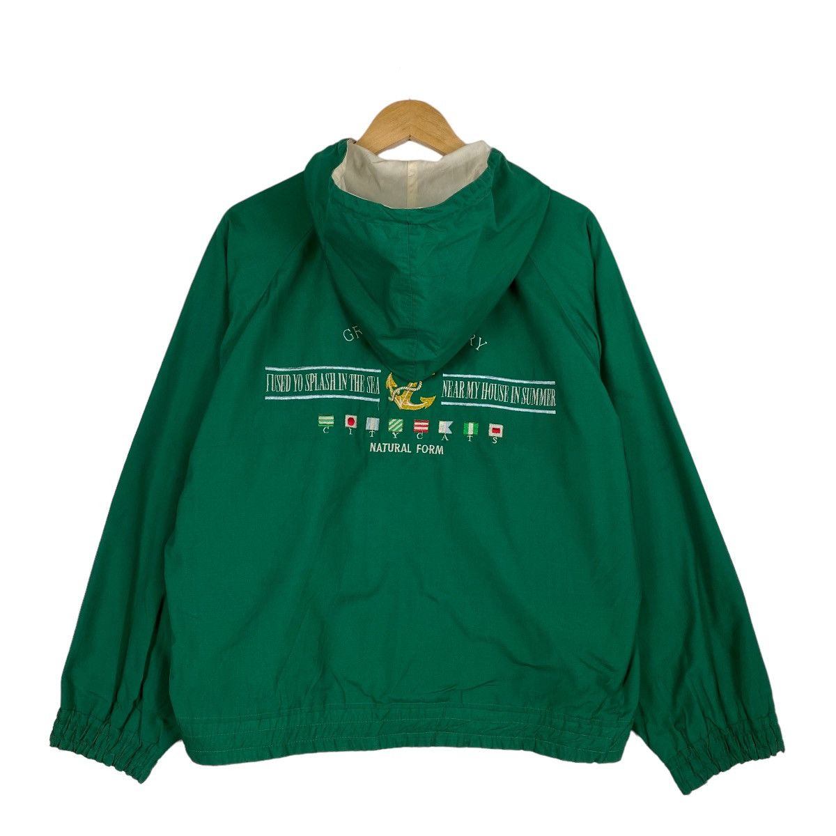 Japanese Brand Vintage 90s Grand Scenery Yatch Club Light Hoodie Jacket Size US M / EU 48-50 / 2 - 1 Thumbnail