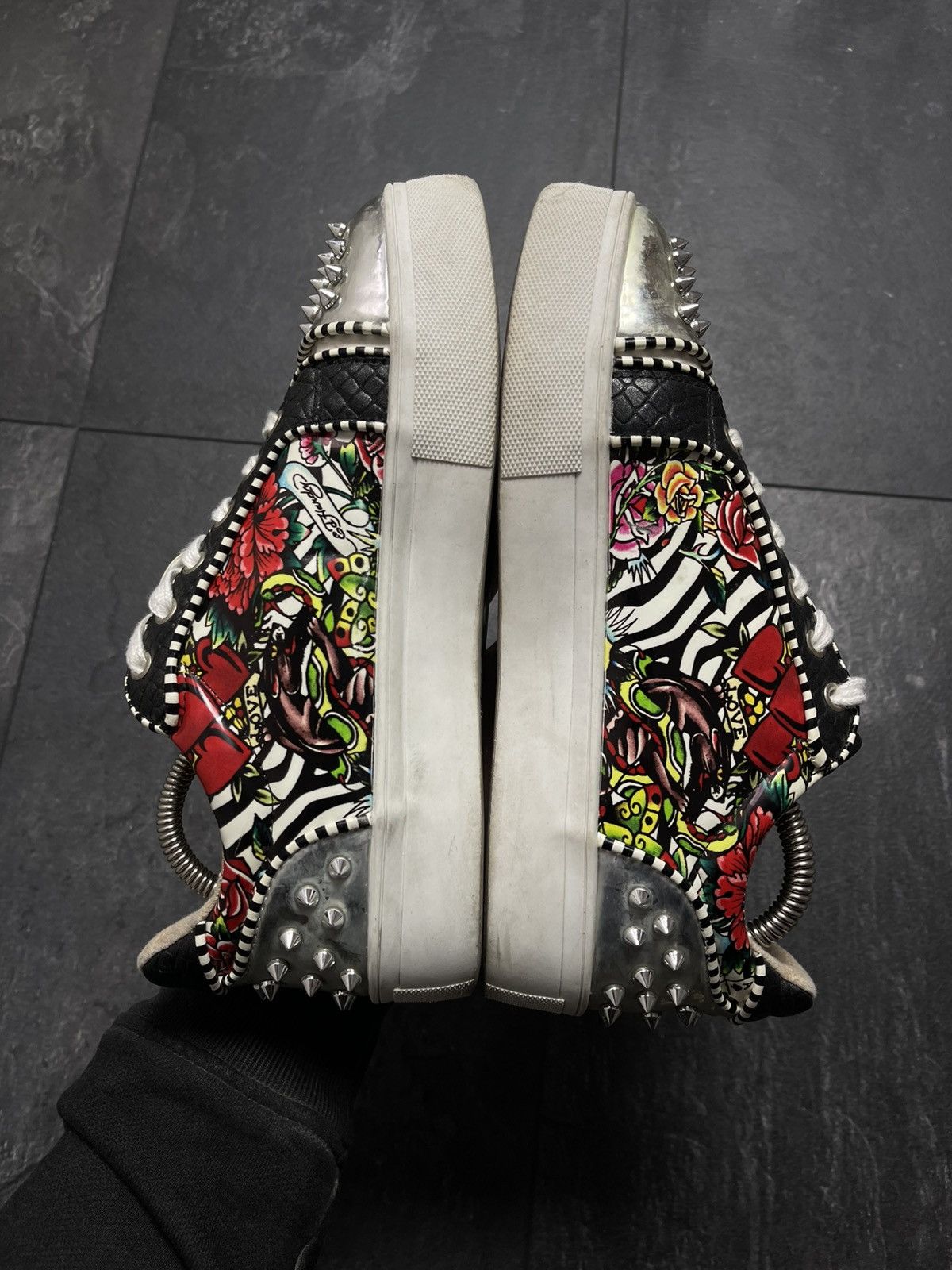 Streetwear Vintage rare ed hardy low top sneakers Size US 6 / IT 36 - 12 Thumbnail