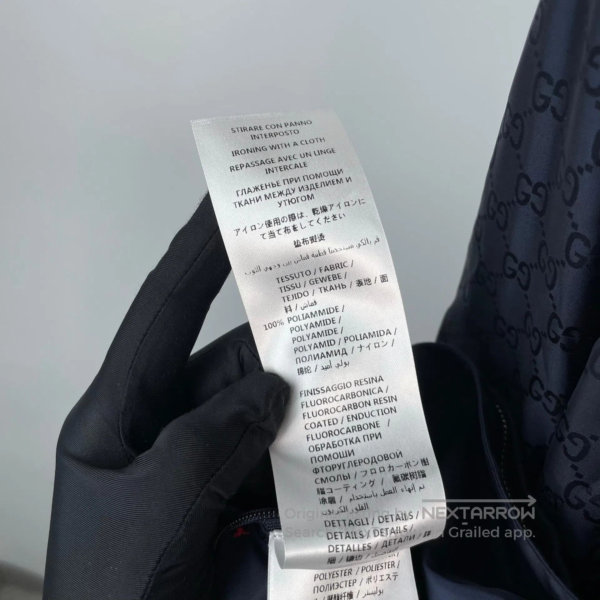 Gucci Guicci Dark Blue Monogrammed Full Indonesian Dragon Jacket Size US S / EU 44-46 / 1 - 7 Thumbnail