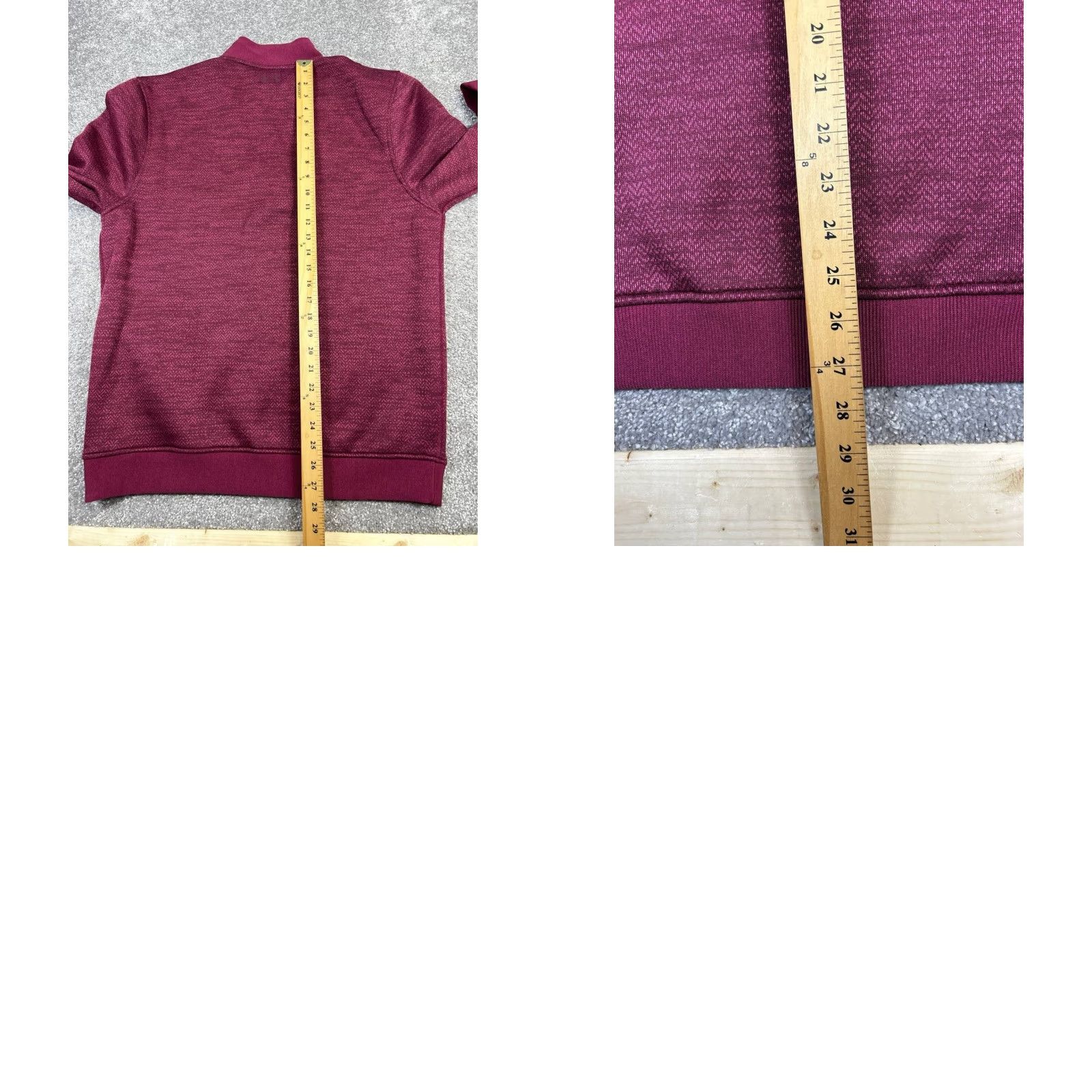 Under Armour Under Armour Storm Sweatshirt Womens Large Burgundy Coldgear Quarter Zip Size L / US 10 / IT 46 - 8 Thumbnail