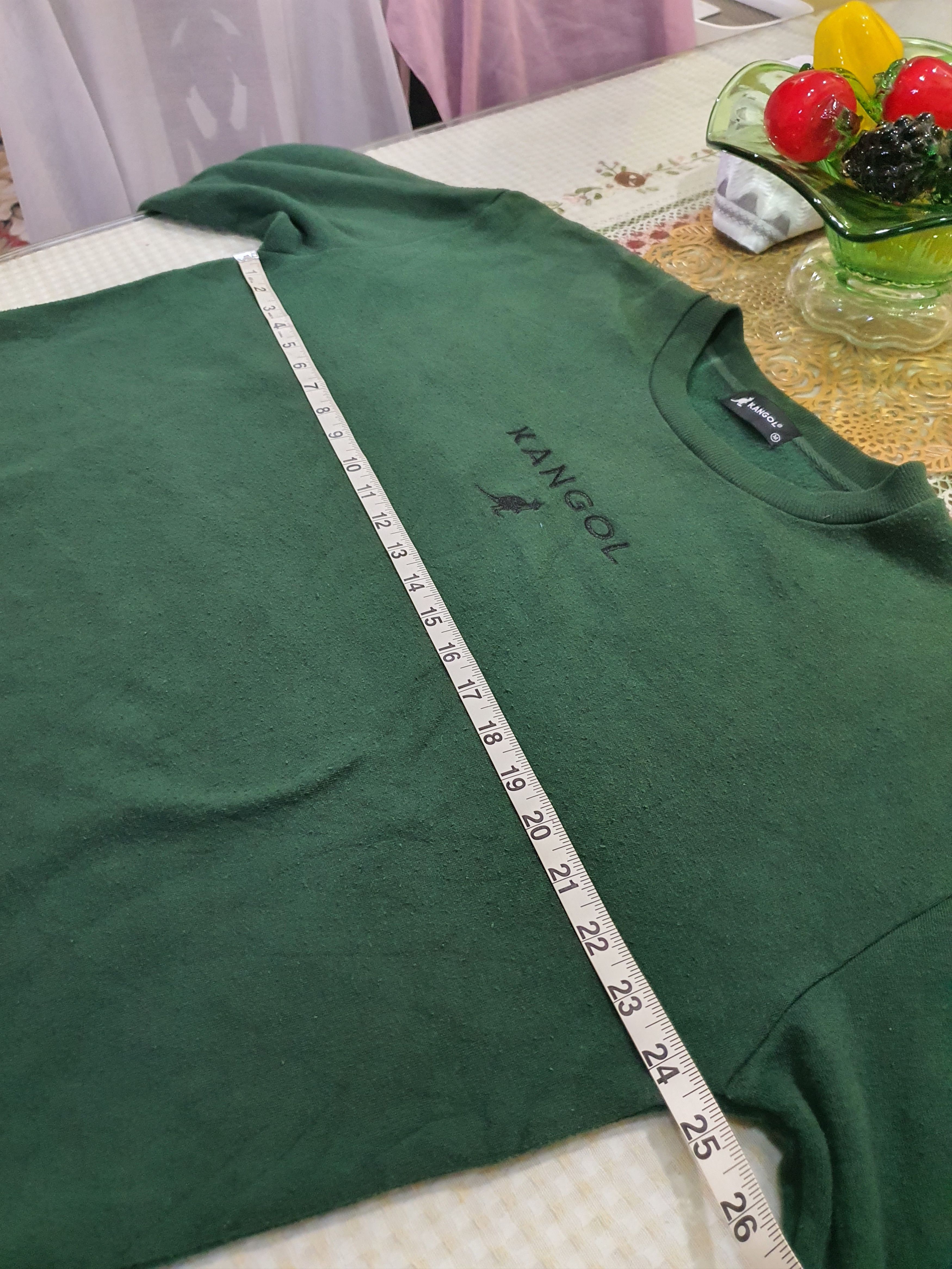 Kangol 90s Kangol crewneck sweatshirt in green cotton. Size US M / EU 48-50 / 2 - 7 Thumbnail