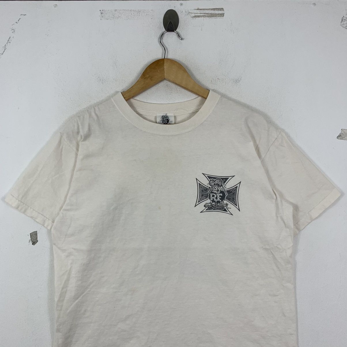 Vintage Vintage RAT FINK ROTH 84’ Mooneyes Short Sleeve Tshirt Size US M / EU 48-50 / 2 - 4 Thumbnail