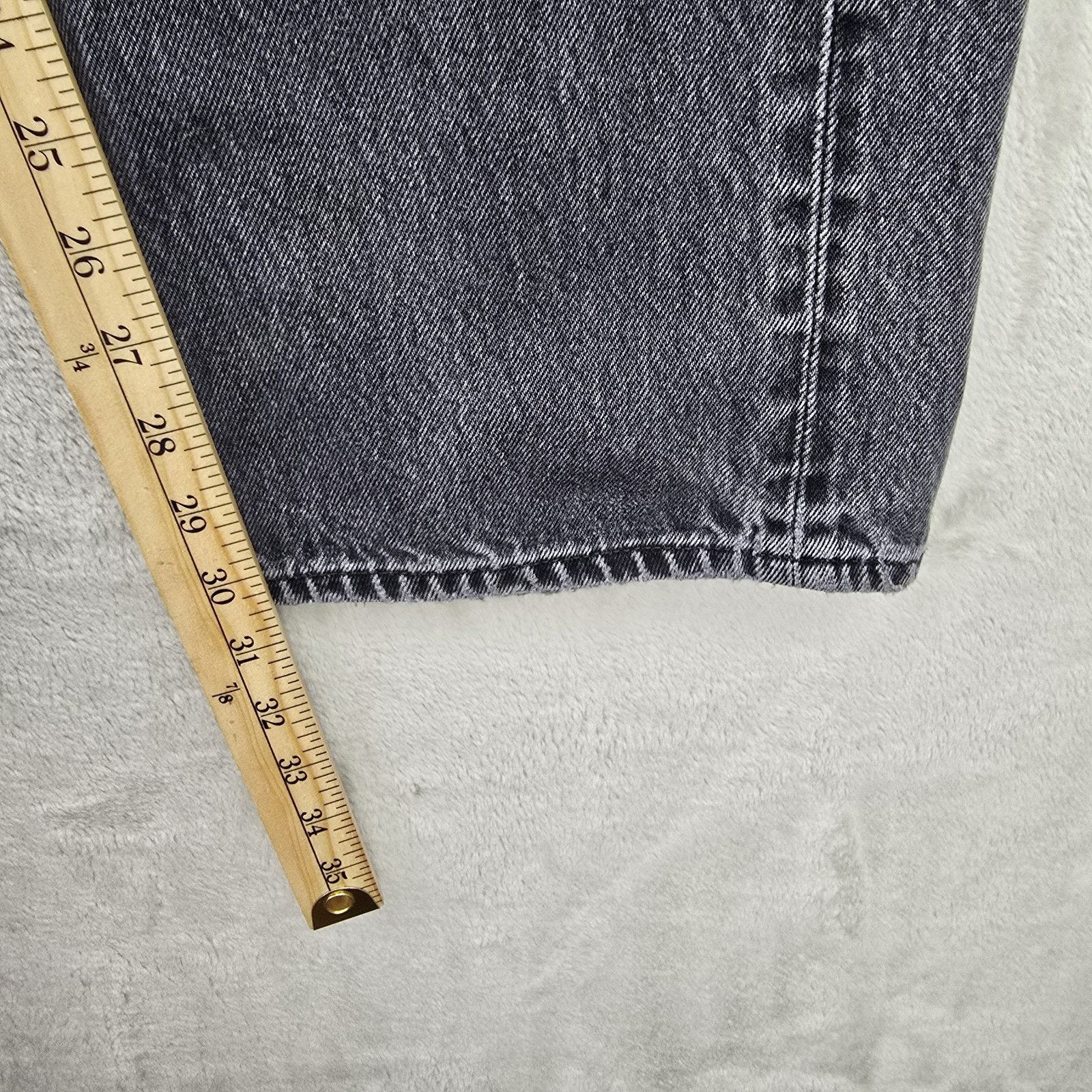 Levi's Levis 501 Jeans Mens 38x34 (Fits 34x30) Black Distressed Y2K Size US 34 / EU 50 - 14 Thumbnail
