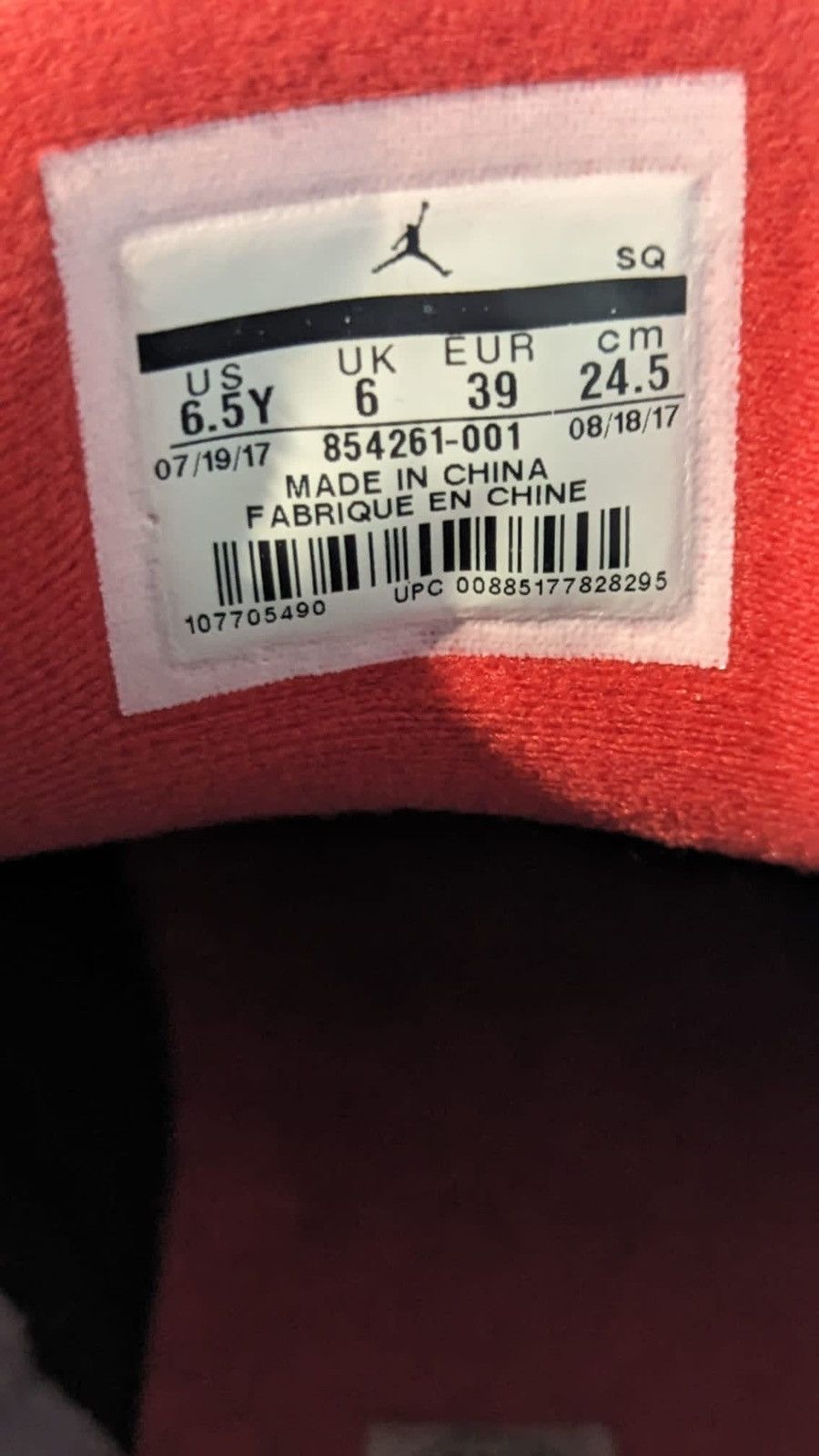 Jordan Brand Size 6.5Y - Jordan 3 Retro Black Cement (GS) Size US 6.5 / EU 39-40 - 6 Thumbnail