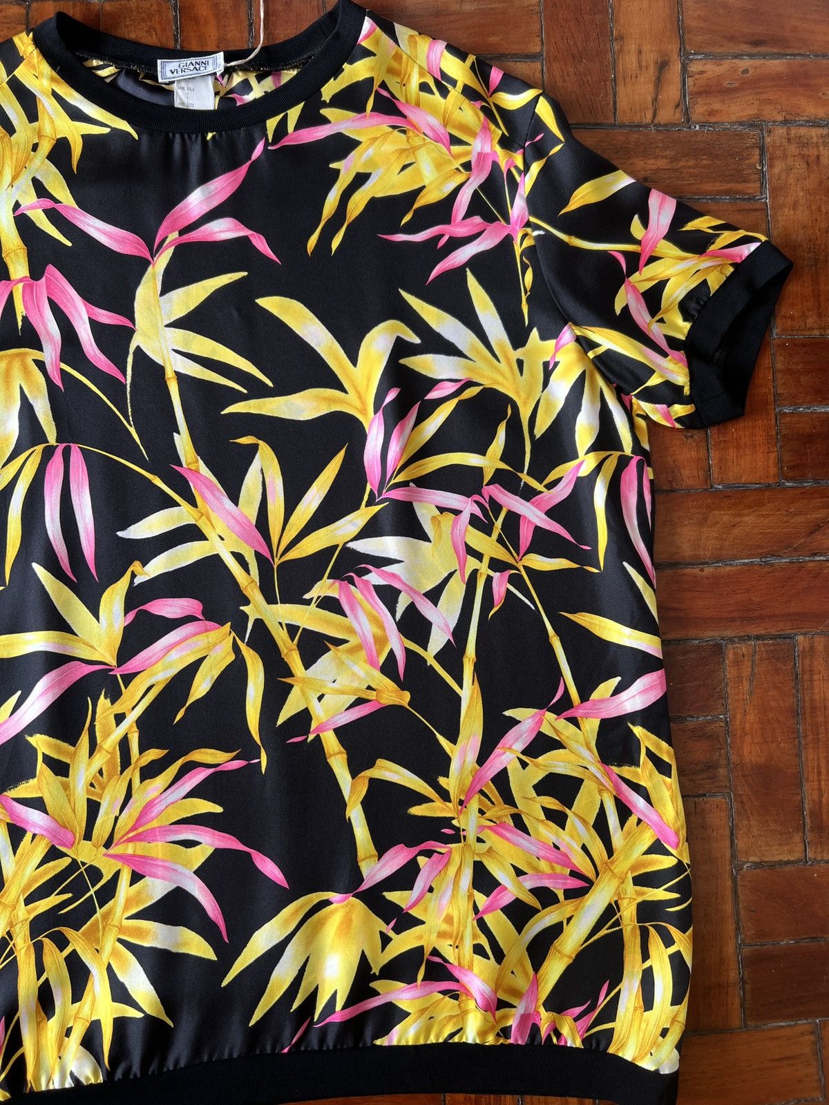 Versace Versace Spring 2000 bamboo silk Size US M / EU 48-50 / 2 - 6 Thumbnail