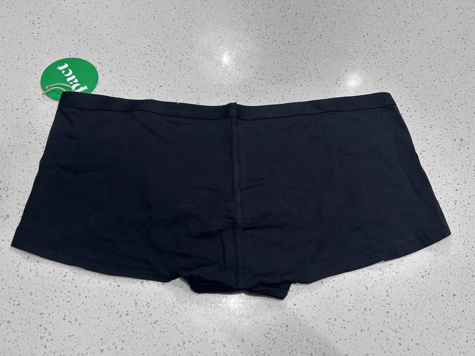 Other New! Pact Black XL Organic Women’s Underwear Size ONE SIZE - 6 Thumbnail