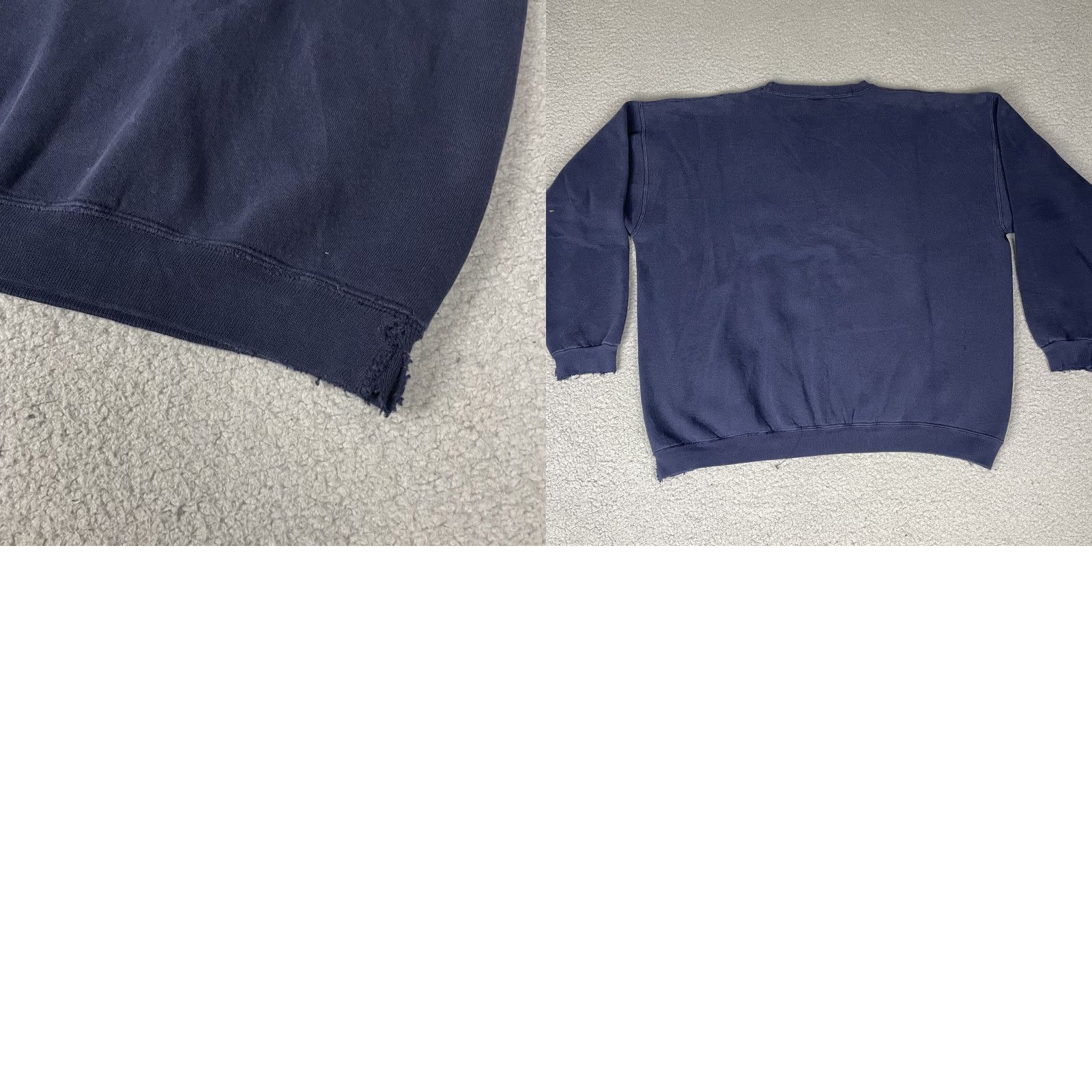 Vintage VINTAGE Pluma Sweatshirt Men's XL Blue Heavyweight Fleece Distressed 90s Crew Neck Blue Pullover Sweatshirt Size US XL / EU 56 / 4 - 8 Thumbnail