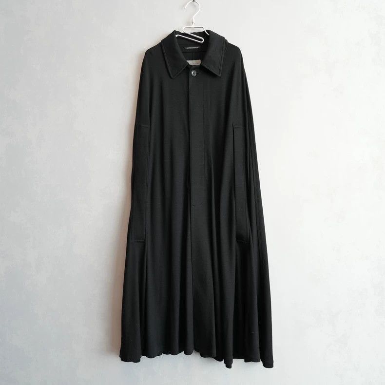 Yohji Yamamoto Yohji Yamamoto 21AW wool pure black cape coat-2505 Size US L / EU 52-54 / 3 - 2 Thumbnail