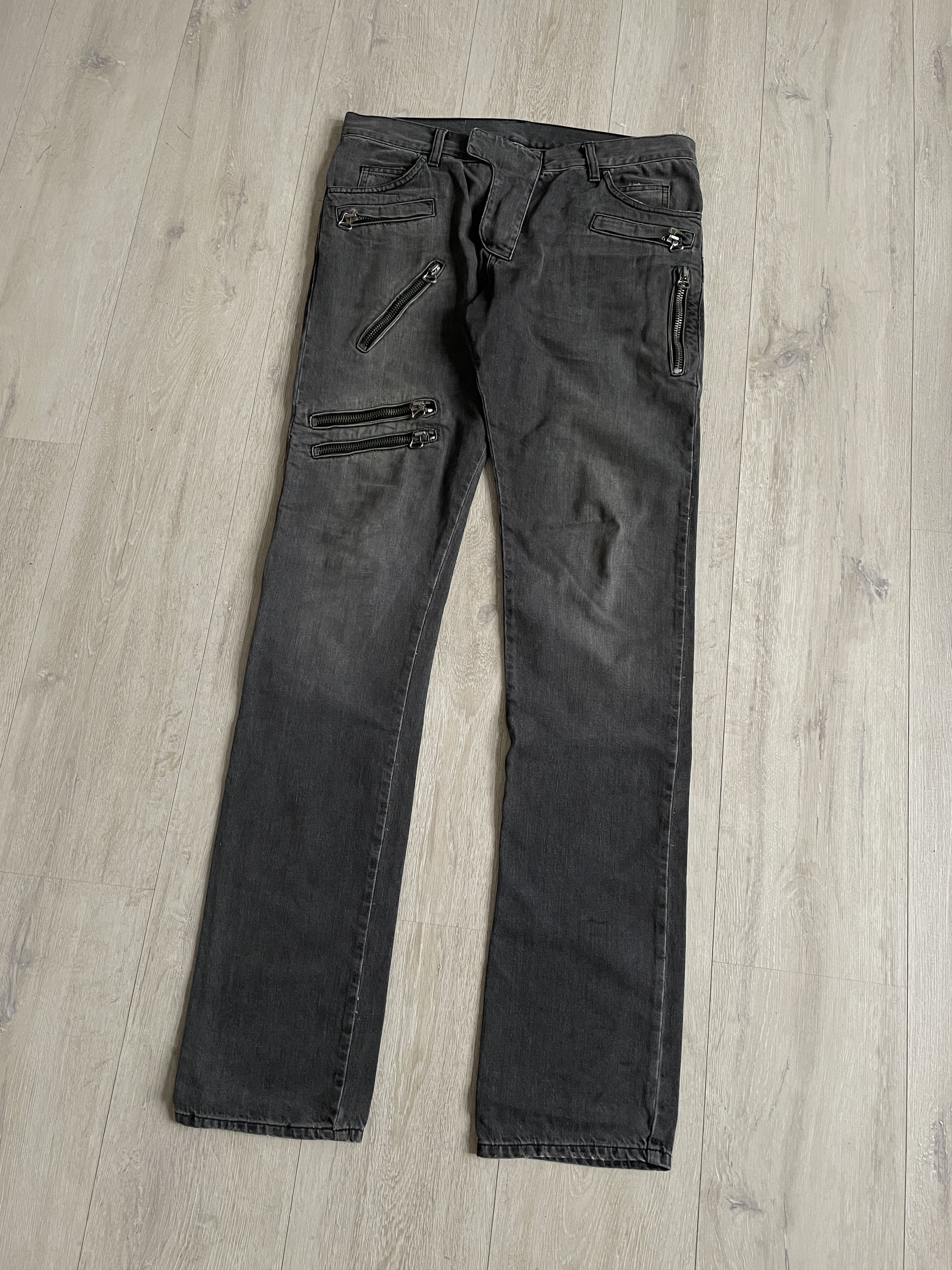 Balmain Balmain SS10 bikers by Christophe Decarnin Size US 33 - 3 Thumbnail