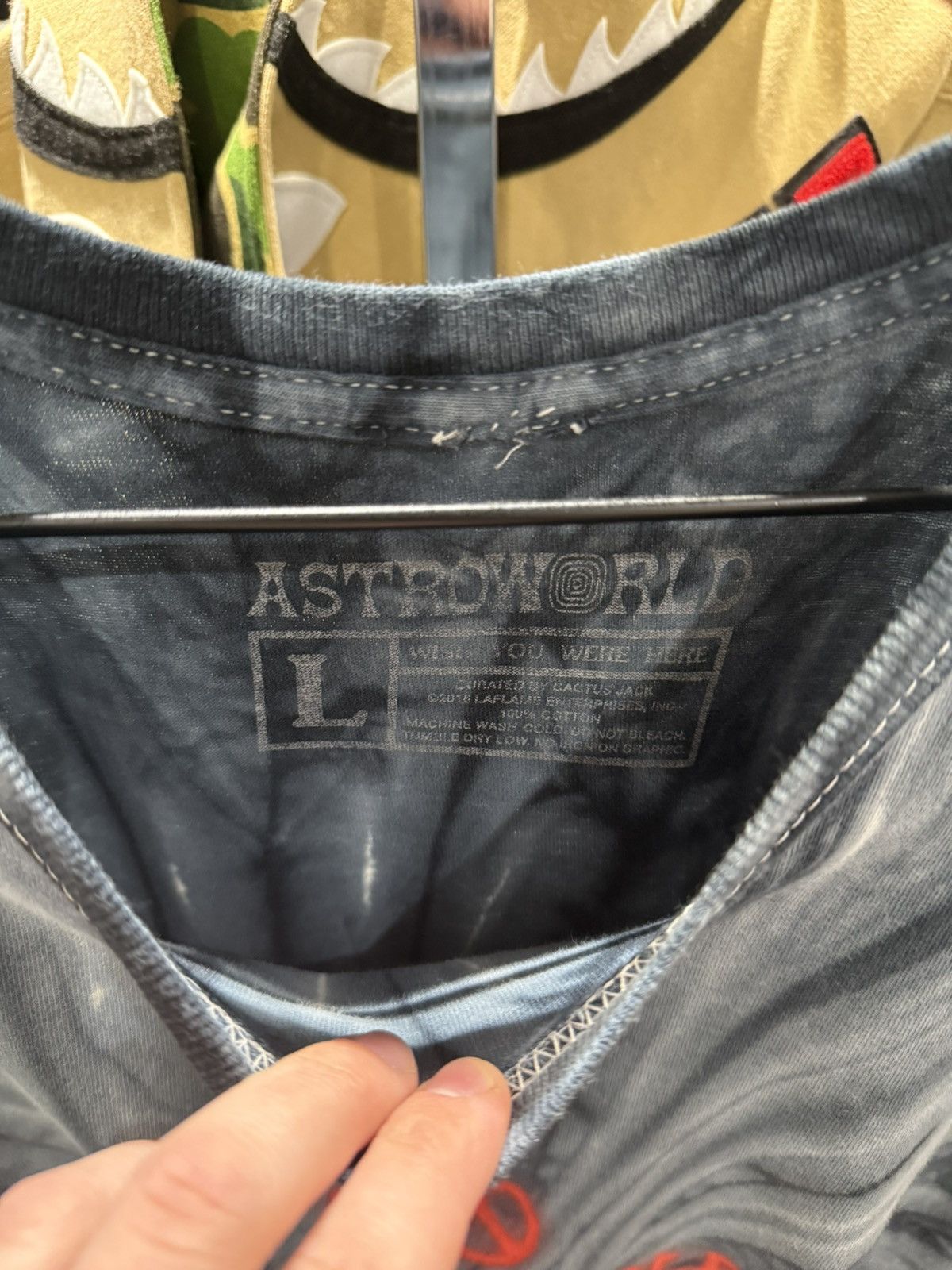 Travis Scott Astroworld Wish You Were Here Tour Tie Dye Tee L 2018 Size US L / EU 52-54 / 3 - 3 Thumbnail