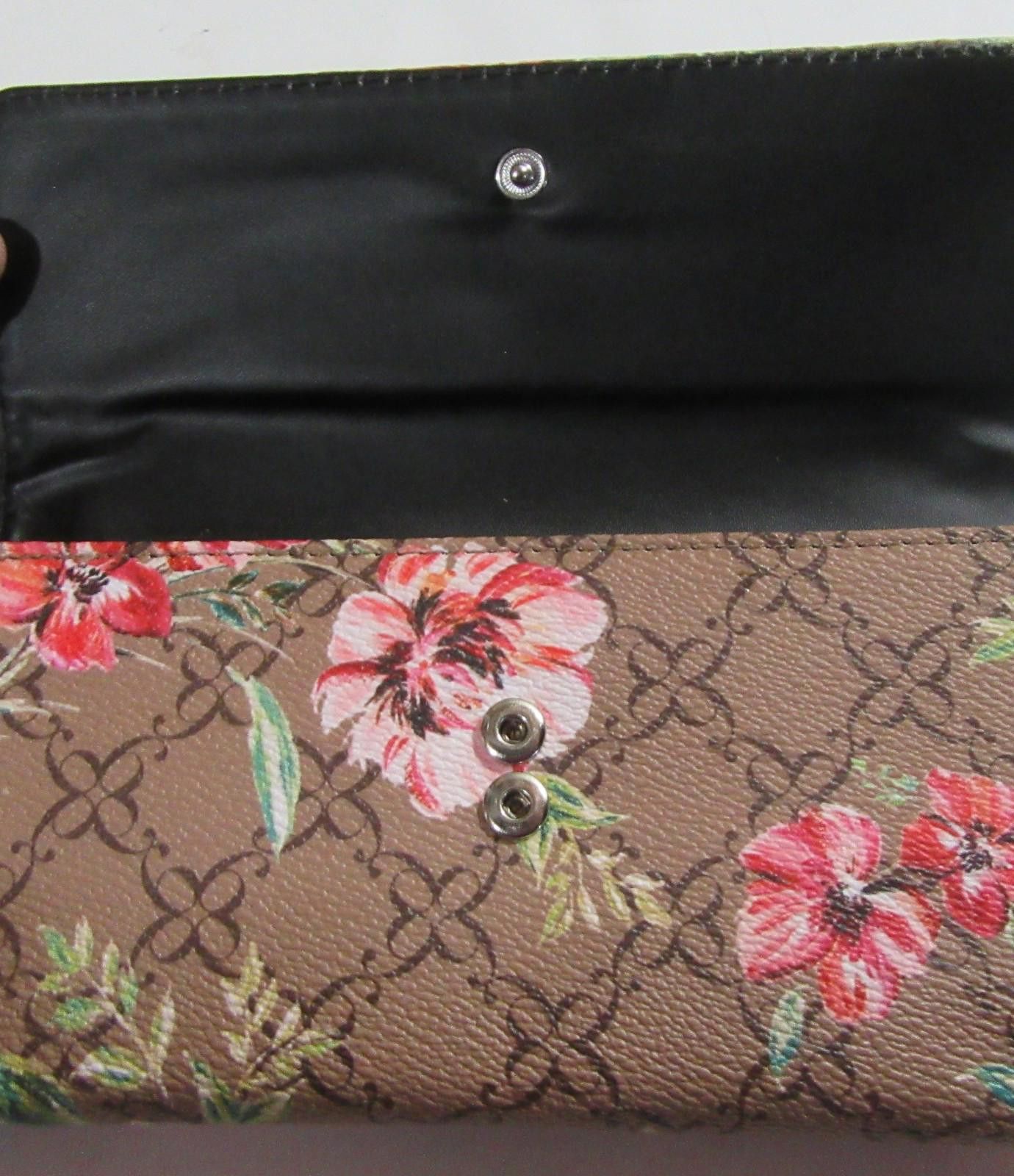 Nine West Nine West Trifold Checkbook Wallet Tan Floral NWOT Size ONE SIZE - 6 Thumbnail