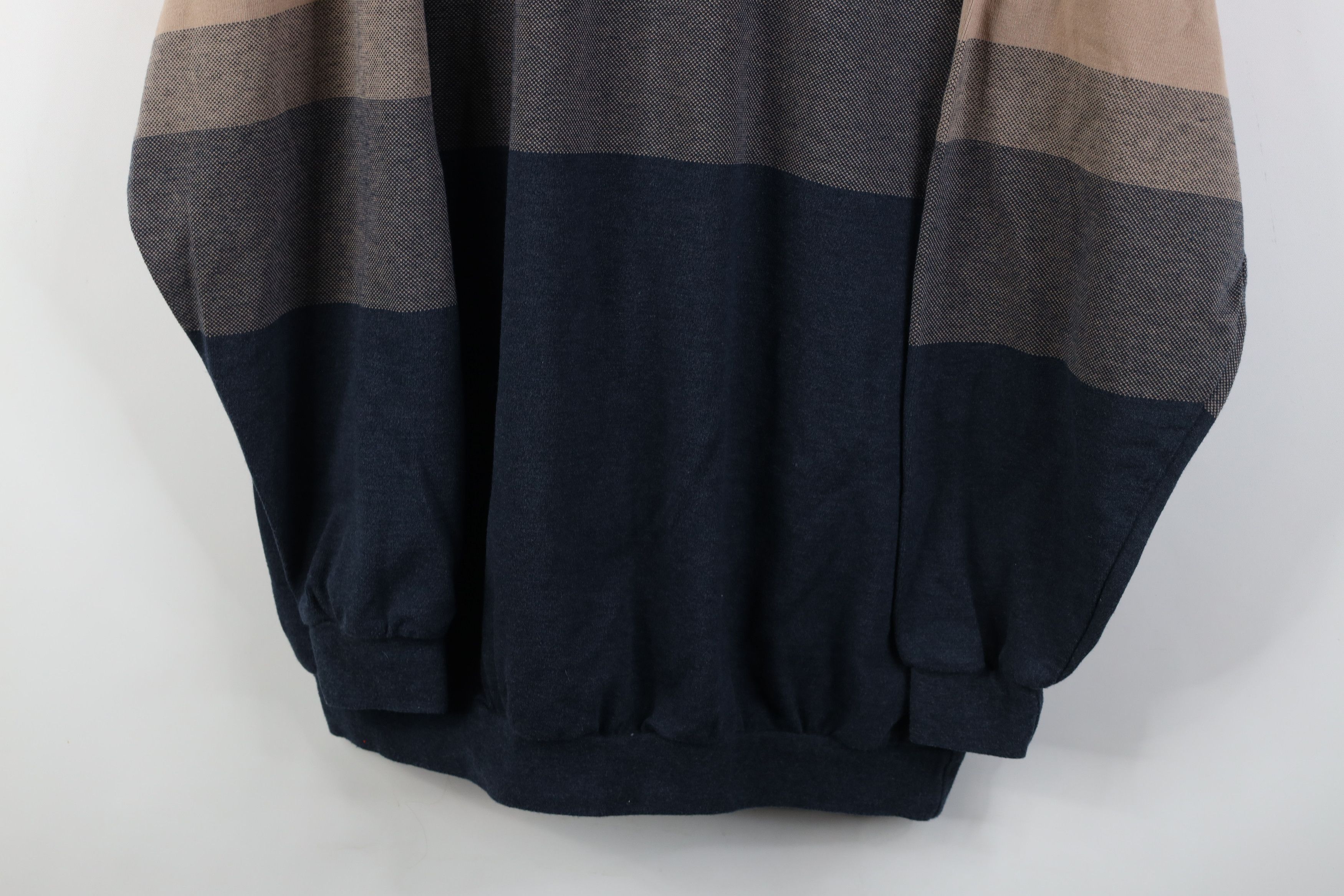 Vintage Vintage 90s Streetwear Half Zip Pullover Long Sleeve Polo Size US XXL / EU 58 / 5 - 3 Thumbnail