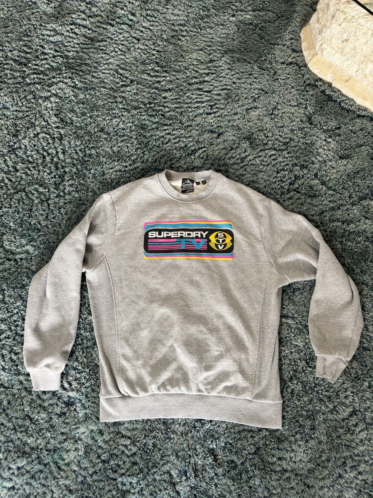 Superdry × Vintage Rare Superdry Comets Tokyo Japan Stereo TV Sweatshirt 6 M Size US M / EU 48-50 / 2 - 1 Thumbnail