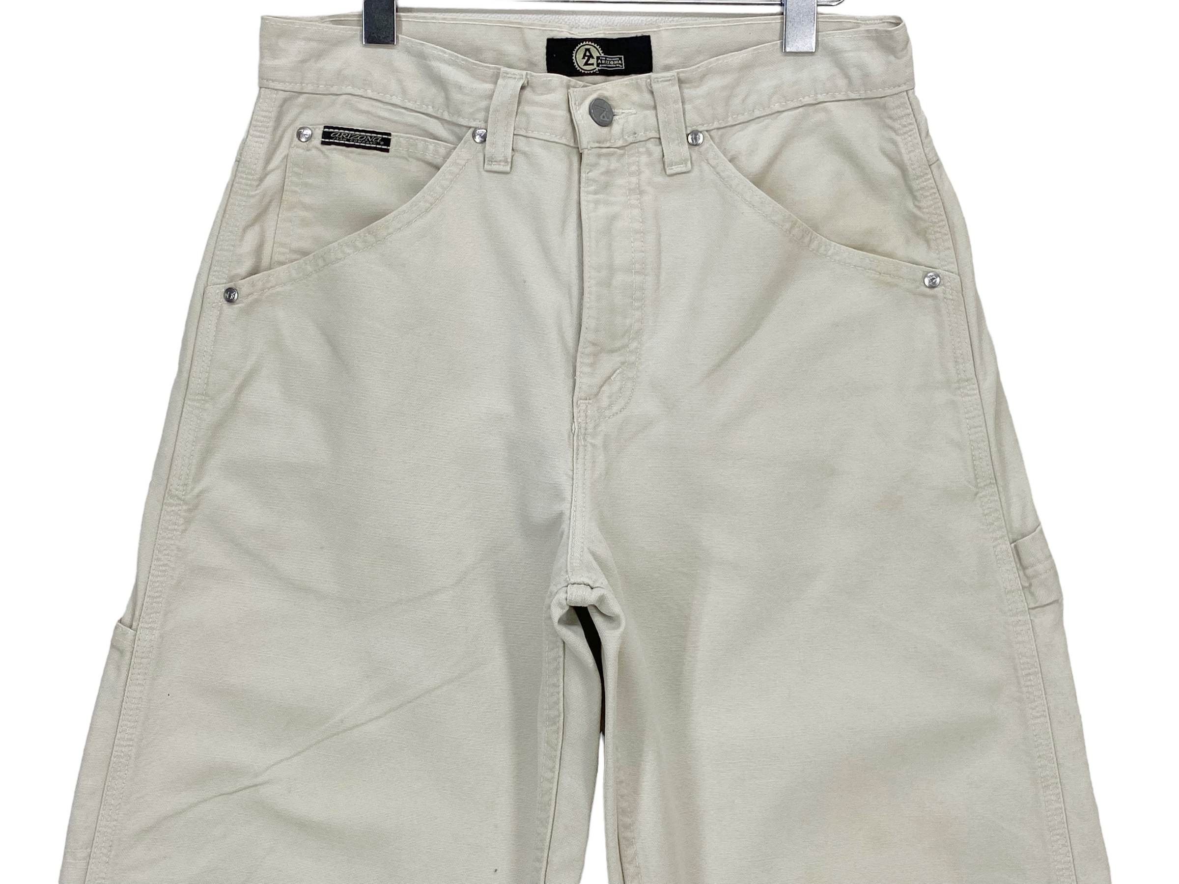 Japanese Brand Arizona Carpenter Jeans Hickory Skateboard Distressed Size US 32 / EU 48 - 3 Thumbnail