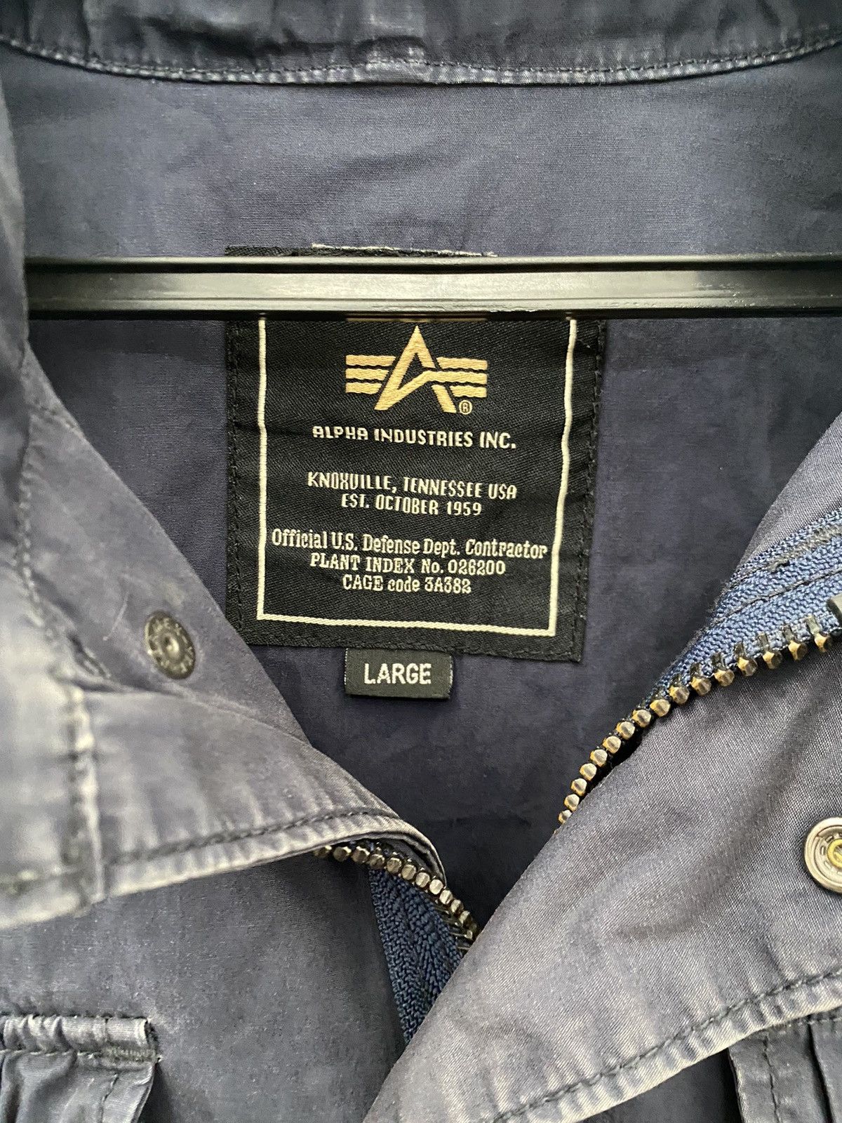Alpha Industries × Junya Watanabe 4 Pocket Utility Tech Jacket, Casual Style Navy Design Size US L / EU 52-54 / 3 - 9 Thumbnail