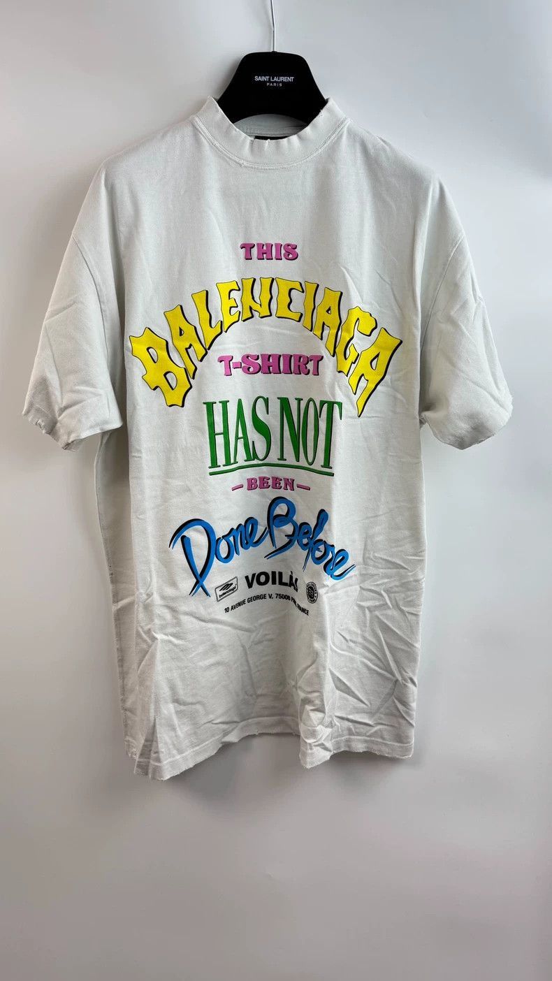 Balenciaga Logo Short Sleeve T-Shirt for Summer-2506