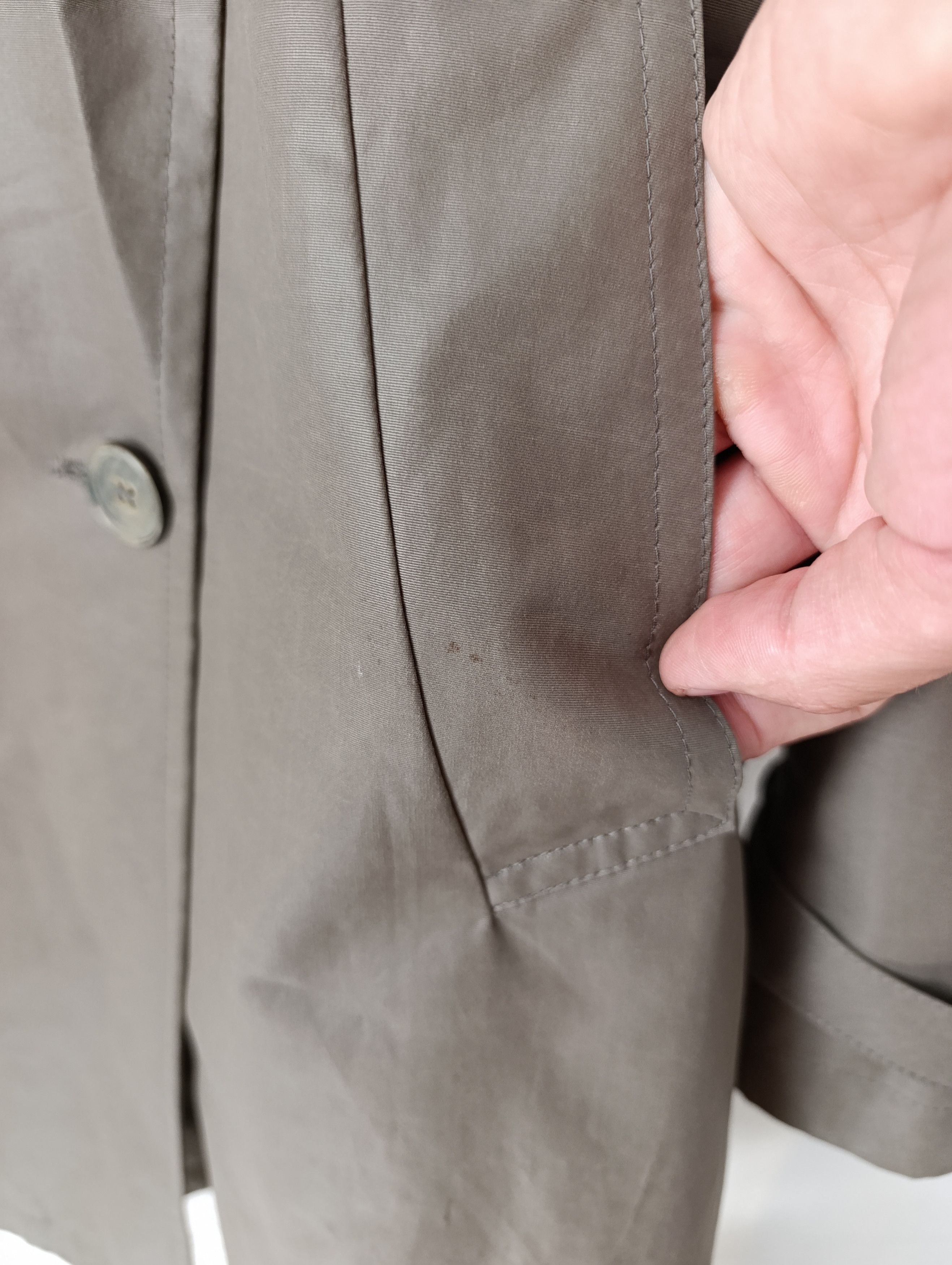 John Varvatos JOHN VARVATOS USA MEN'S TAUPE TRENCH COAT Size US M / EU 48-50 / 2 - 8 Thumbnail