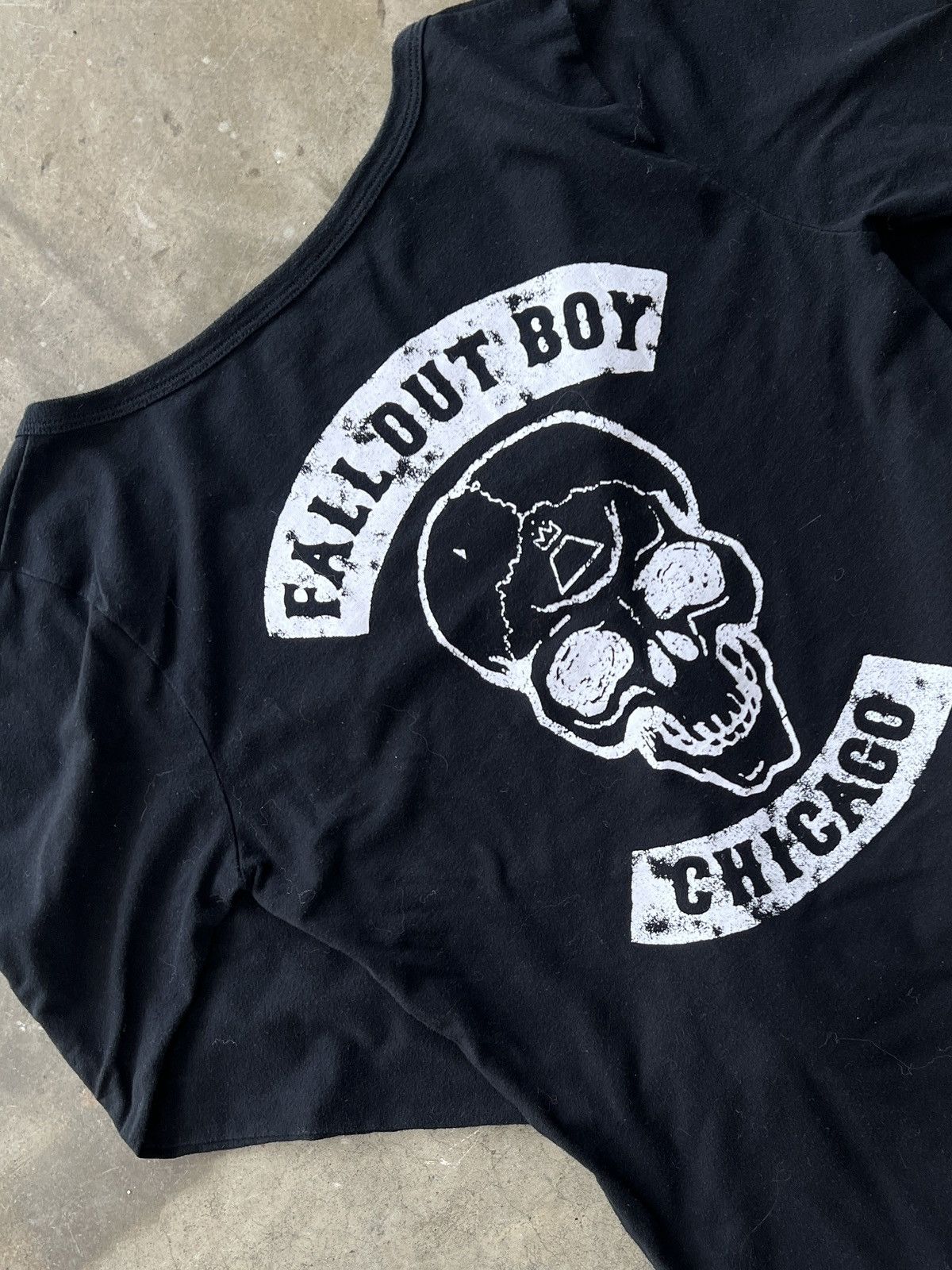 Band Tees × Vintage Fall Out Boy Quarter Button Up Long Sleeve W Large Size L / US 10 / IT 46 - 1 Thumbnail