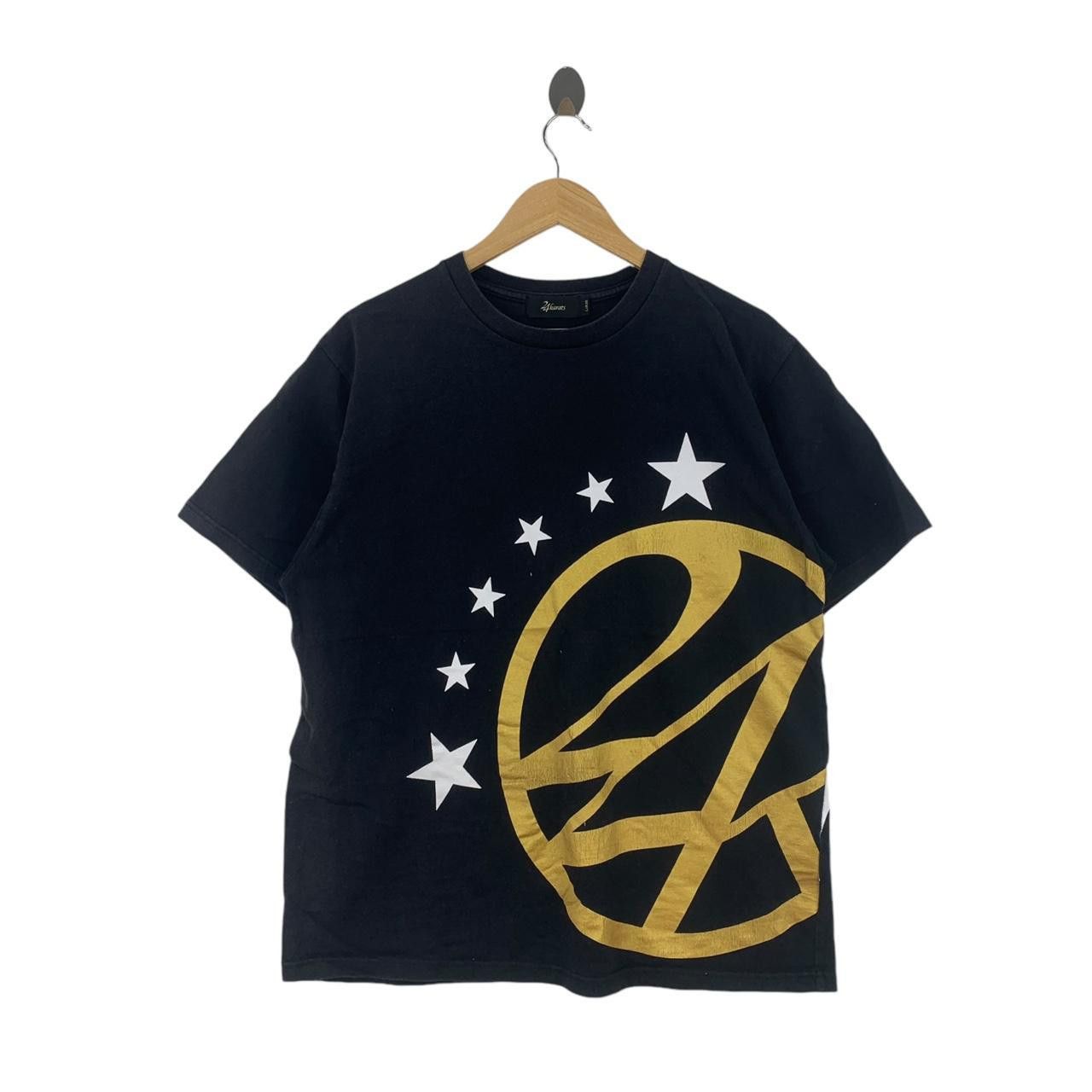 Vintage Vintage 24 KARATS JAPAN All Star Big Logo Tee Shirt Top Size US L / EU 52-54 / 3 - 1 Thumbnail