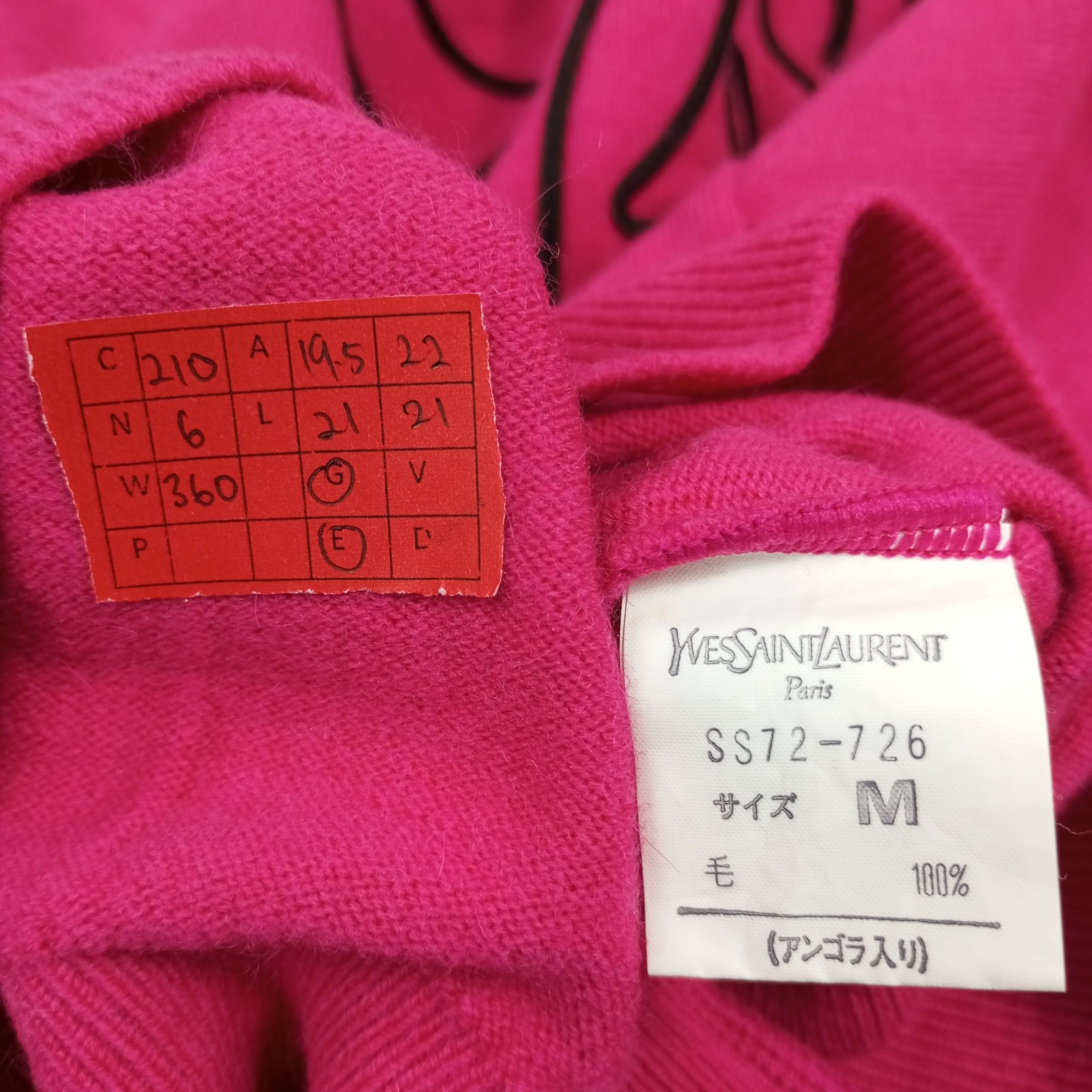 Vintage × Yves Saint Laurent Yves Saint Laurent Fashion Style Design Sweatshirt Size S / US 4 / IT 40 - 7 Thumbnail