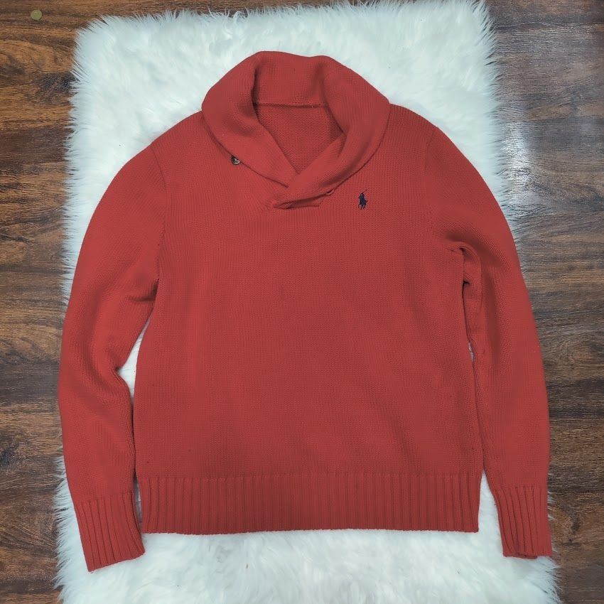 Ralph Lauren Ralph Lauren Knit Sweater Mens Size 4 Pullover Shawl Collar Size US M / EU 48-50 / 2 - 1 Thumbnail