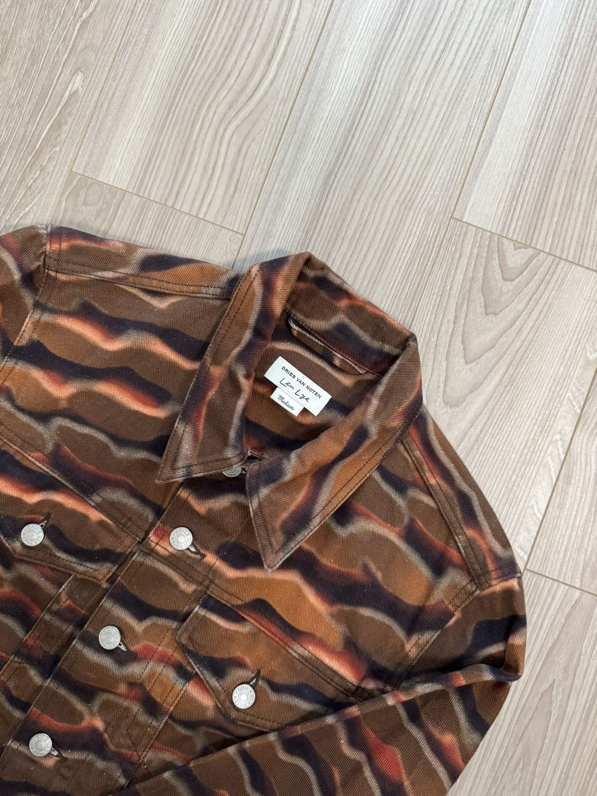 Dries Van Noten Dries Van Noten SS21 Len Lye Denim Jacket Size US M / EU 48-50 / 2 - 7 Thumbnail