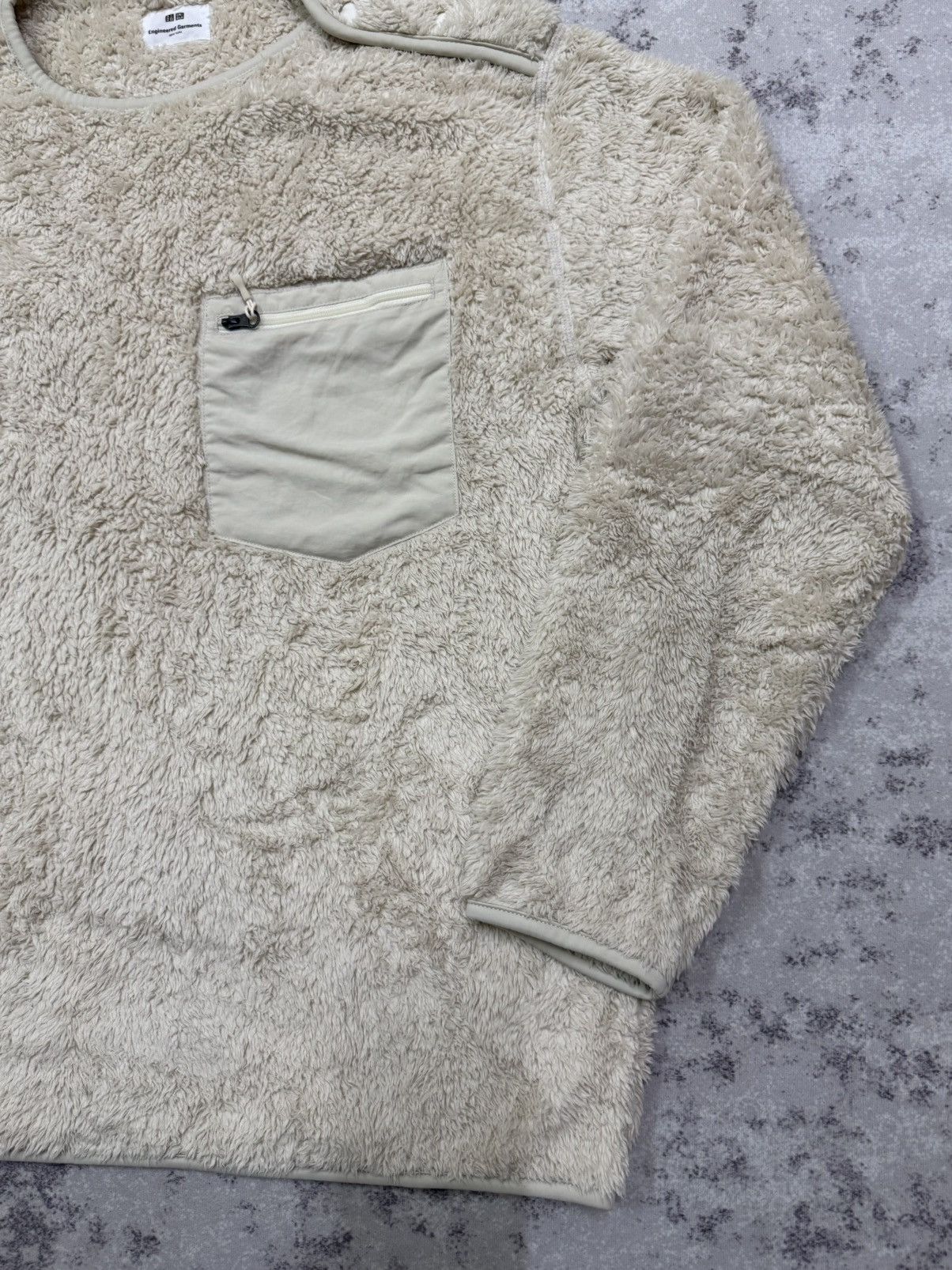 Engineered Garments × Uniqlo ENGINEERED GARMENT UNIQLO FLEECE SHERPA SWEATSHIRT Size US M / EU 48-50 / 2 - 5 Thumbnail