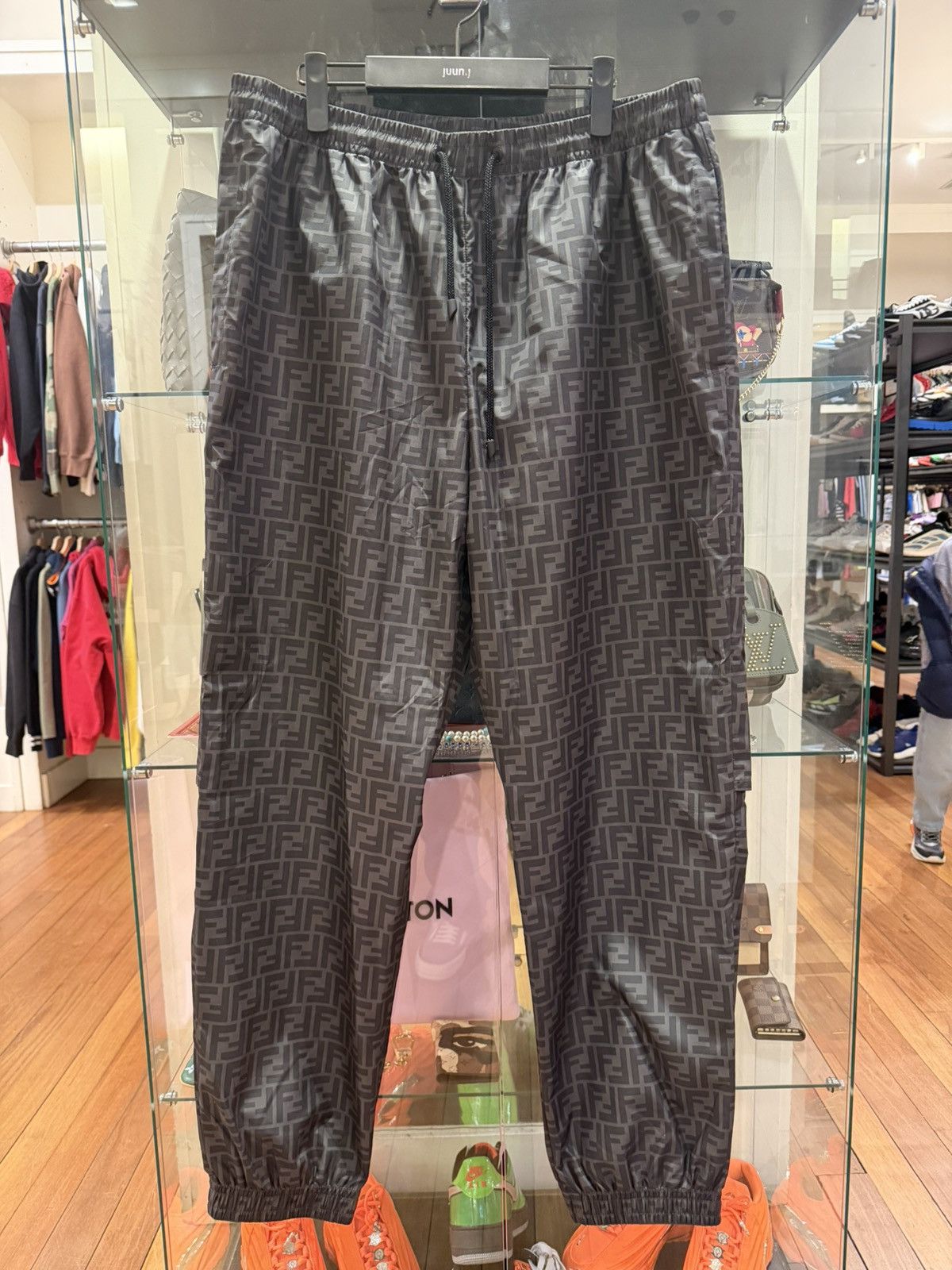 Fendi Fendi FF Monogram Nylon Pants Size US 38 / EU 54 - 1 Thumbnail