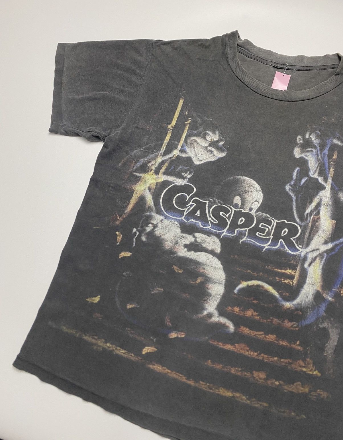 Cartoon Network Superb Rare Vintage 90s Casper Movie Tee Size US L / EU 52-54 / 3 - 3 Thumbnail