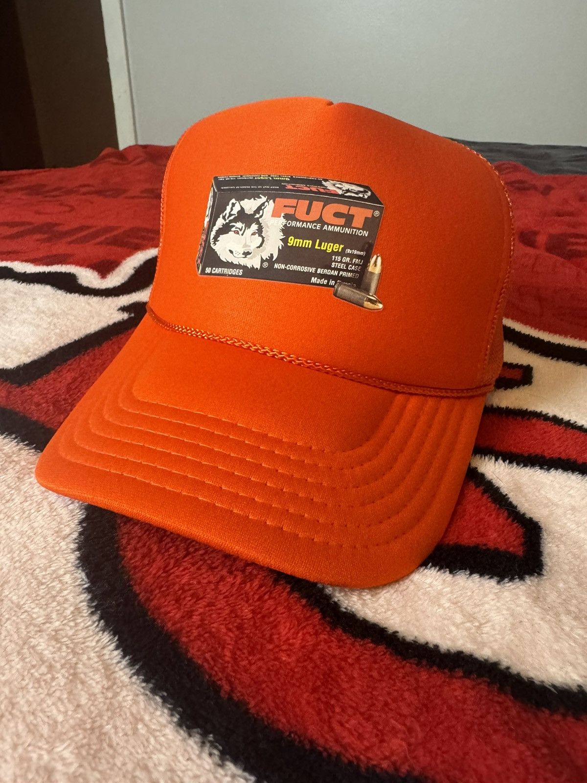 Fuct Orange Ammo Trucker Hat