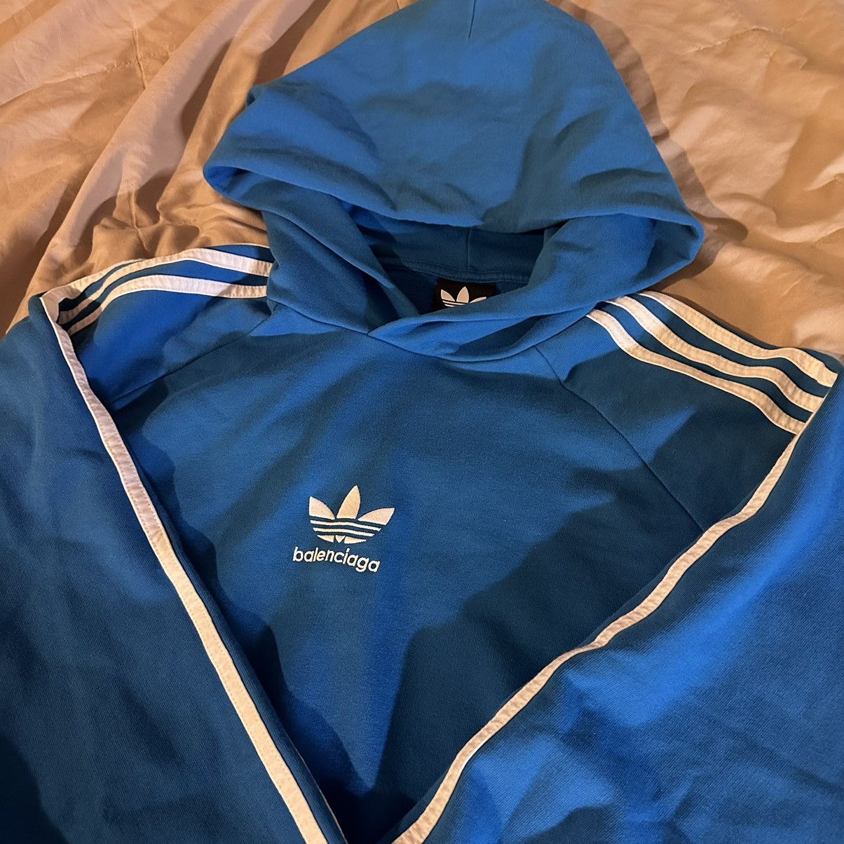 Adidas × Balenciaga Blue balenciaga adidas hoodie Size US M / EU 48-50 / 2 - 1 Thumbnail
