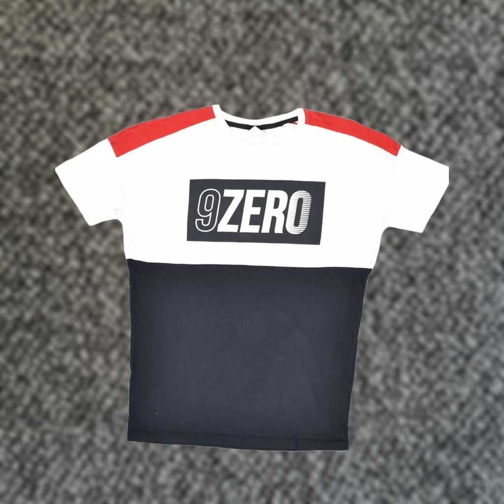 Jack & Jones JACK & JONES Mens T-Shirt Small White Colourblock Cotton Graphic Top BU02 Size US S / EU 44-46 / 1 - 1 Thumbnail