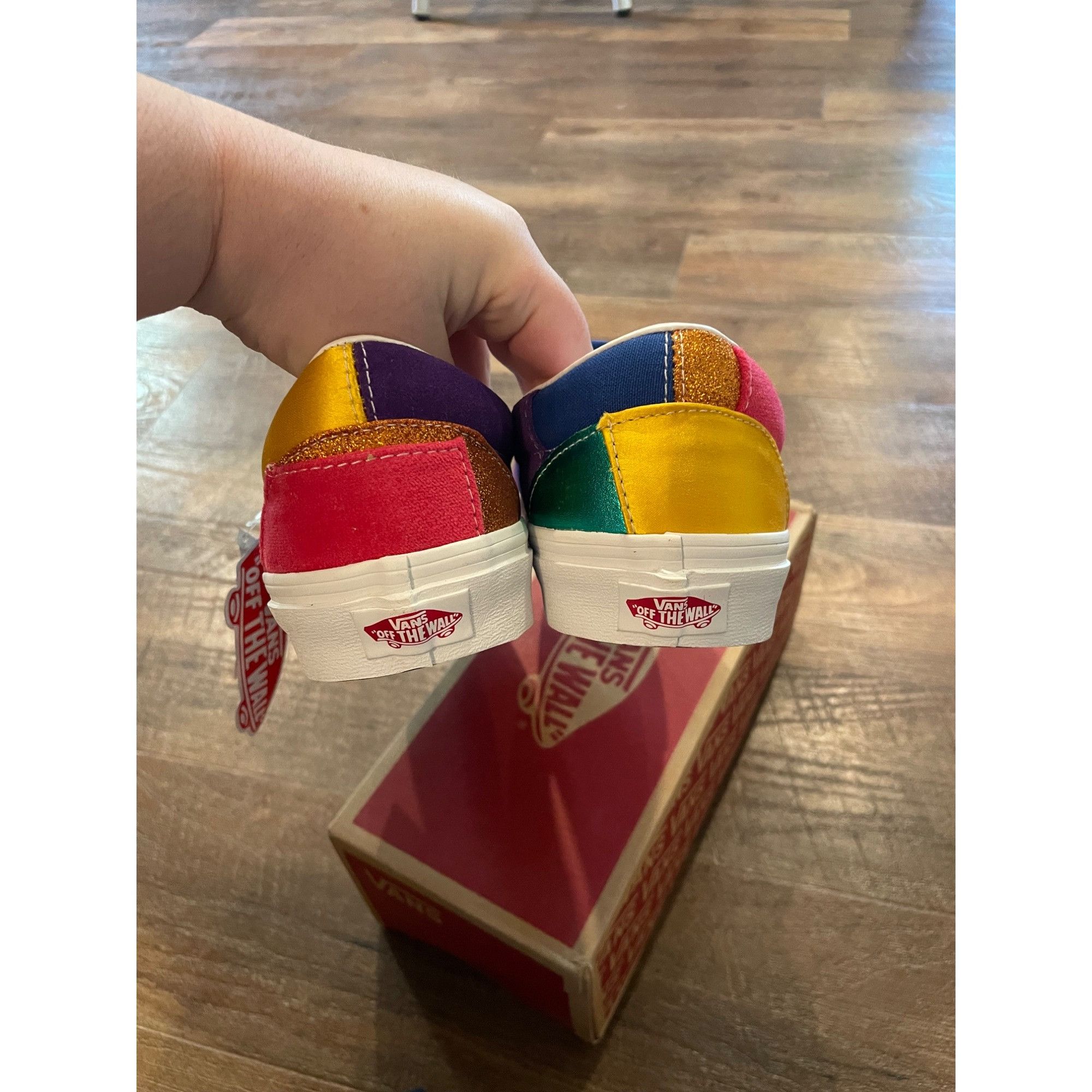 Vans BNWT Vans Pride Patchwork Slip On Skate Sneaker Men’s 9 Wome Size US 9 / EU 42 - 8 Thumbnail