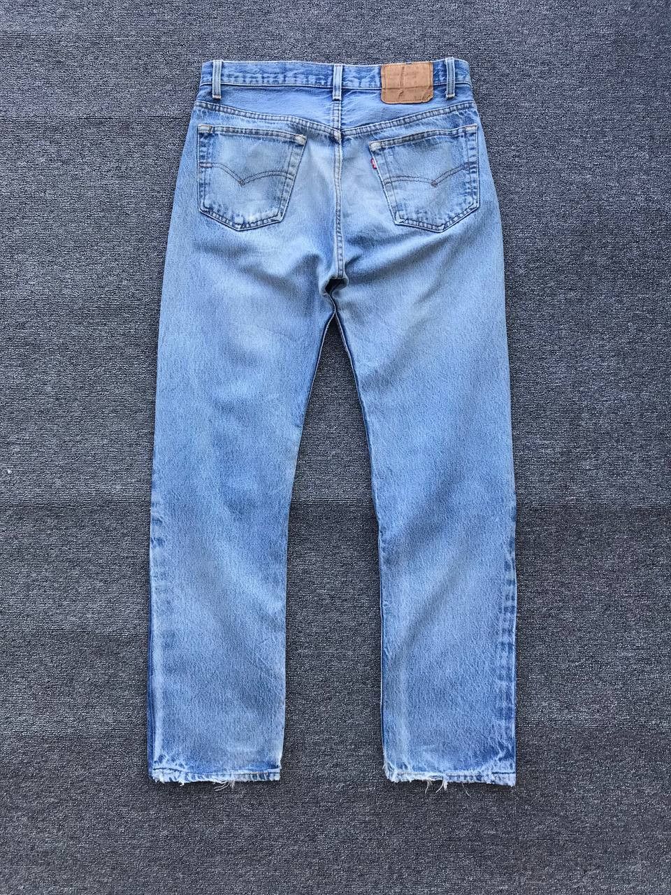 Levi's × Vintage Vintage LEVIS 501 80s distressed jean Stonewash USA W31x31 Size US 31 - 4 Thumbnail