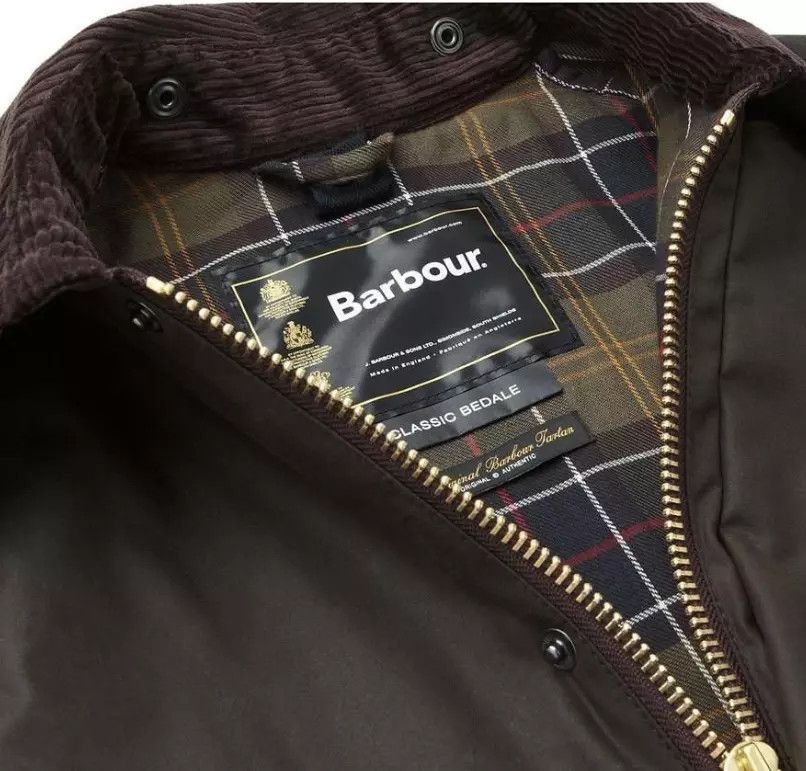 Barbour size 44 ~ Barbour Bedale Wax made in the U.K. Size US L / EU 52-54 / 3 - 8 Thumbnail
