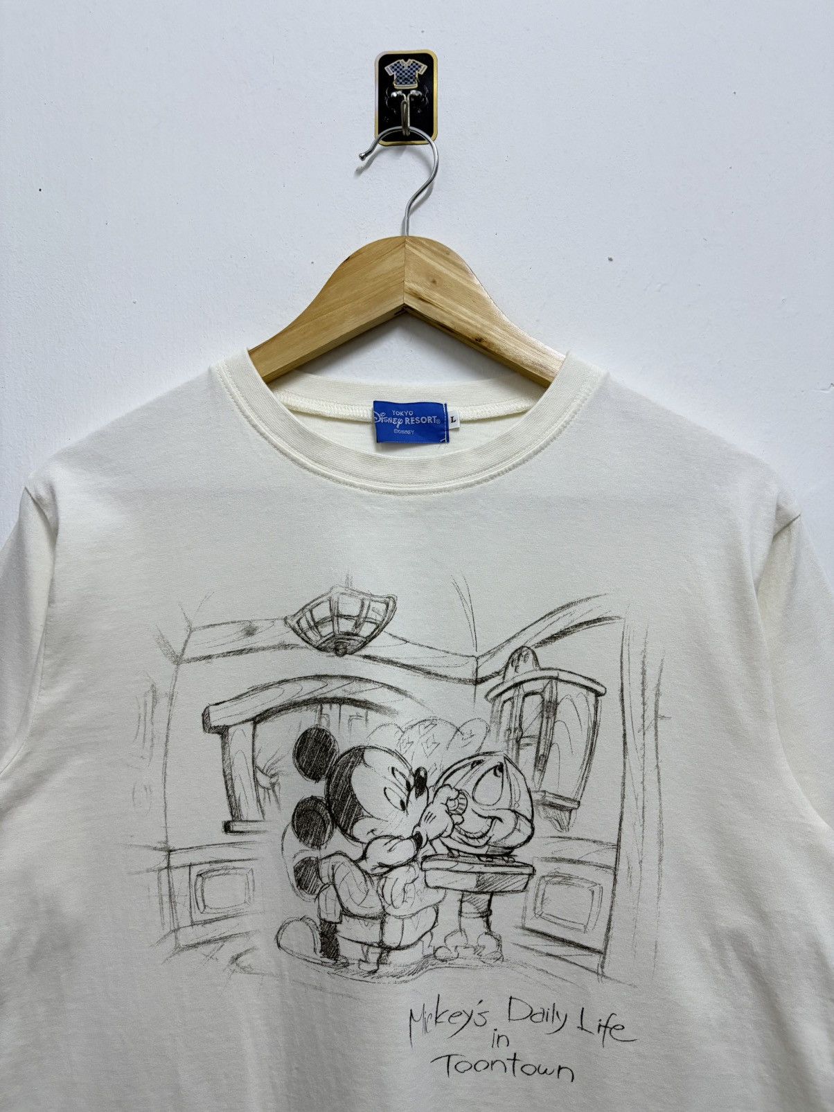 Disney 2000’s Disney Mickey Mouse - Daily Life in Toontown T-Shirt Size US M / EU 48-50 / 2 - 3 Thumbnail