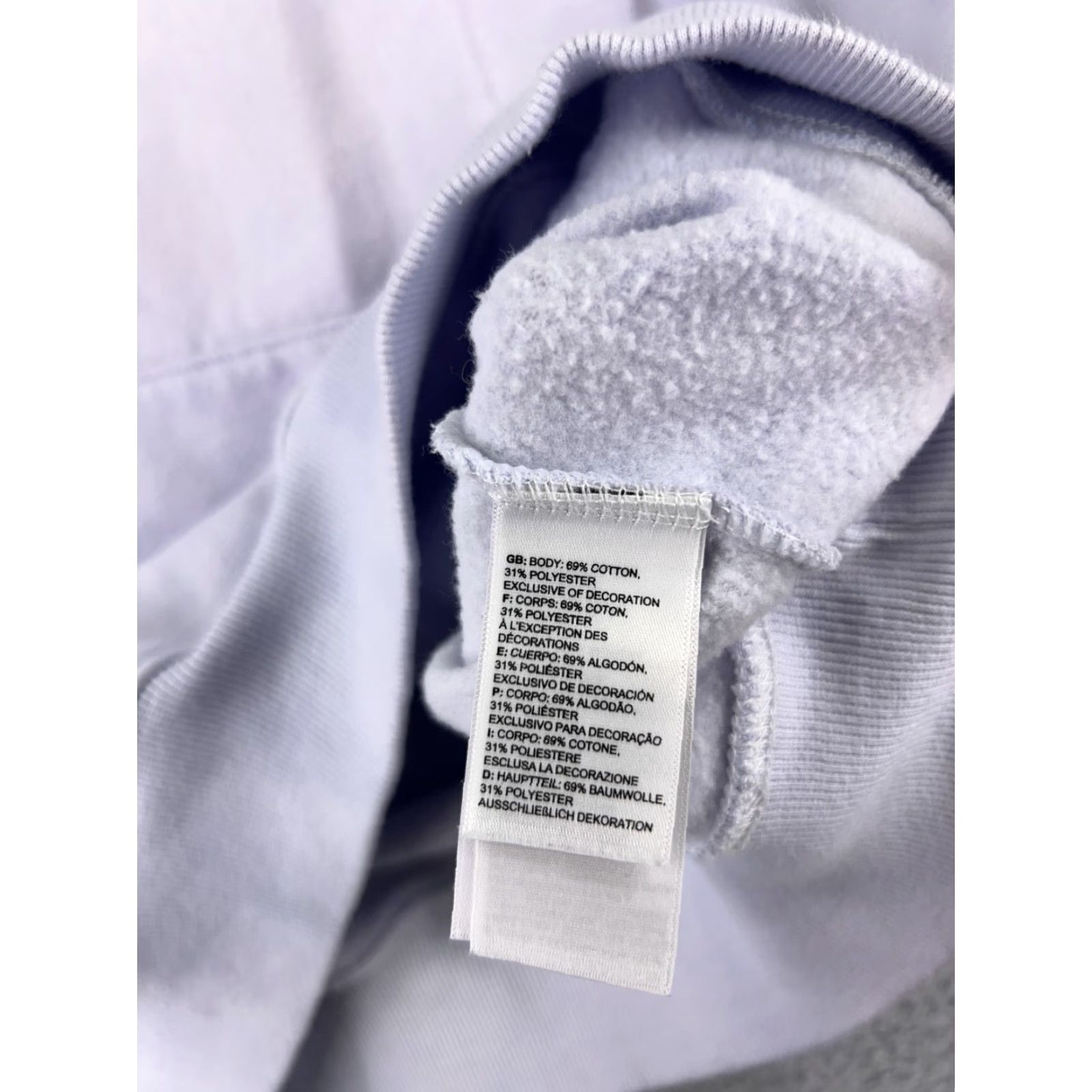 The North Face The North Face Hoodie Mens Medium Pullover Logo Pocket Crew Neck Cotton Purple Spin Size US M / EU 48-50 / 2 - 4 Thumbnail