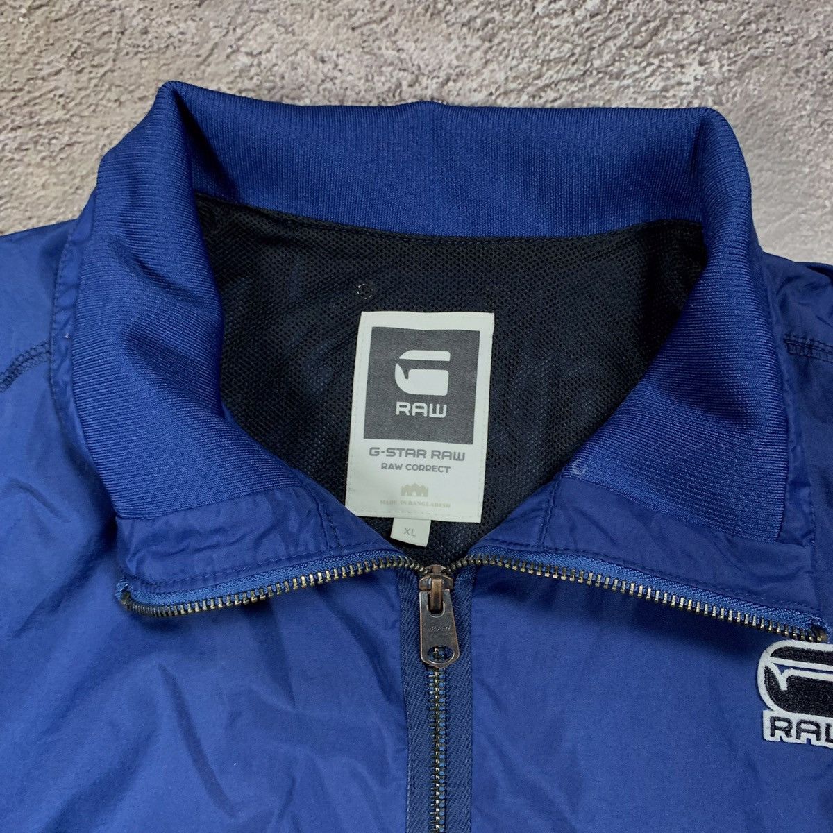 Vintage Vintage 90s G-Star Bomber Jacket Streetwear Skate Blue XL Size US XL / EU 56 / 4 - 4 Thumbnail
