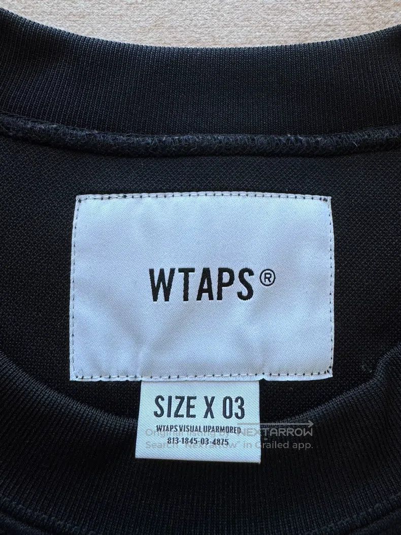 Wtaps Wtaps Black space cotton machine knit t-shirt Size US L / EU 52-54 / 3 - 5 Thumbnail